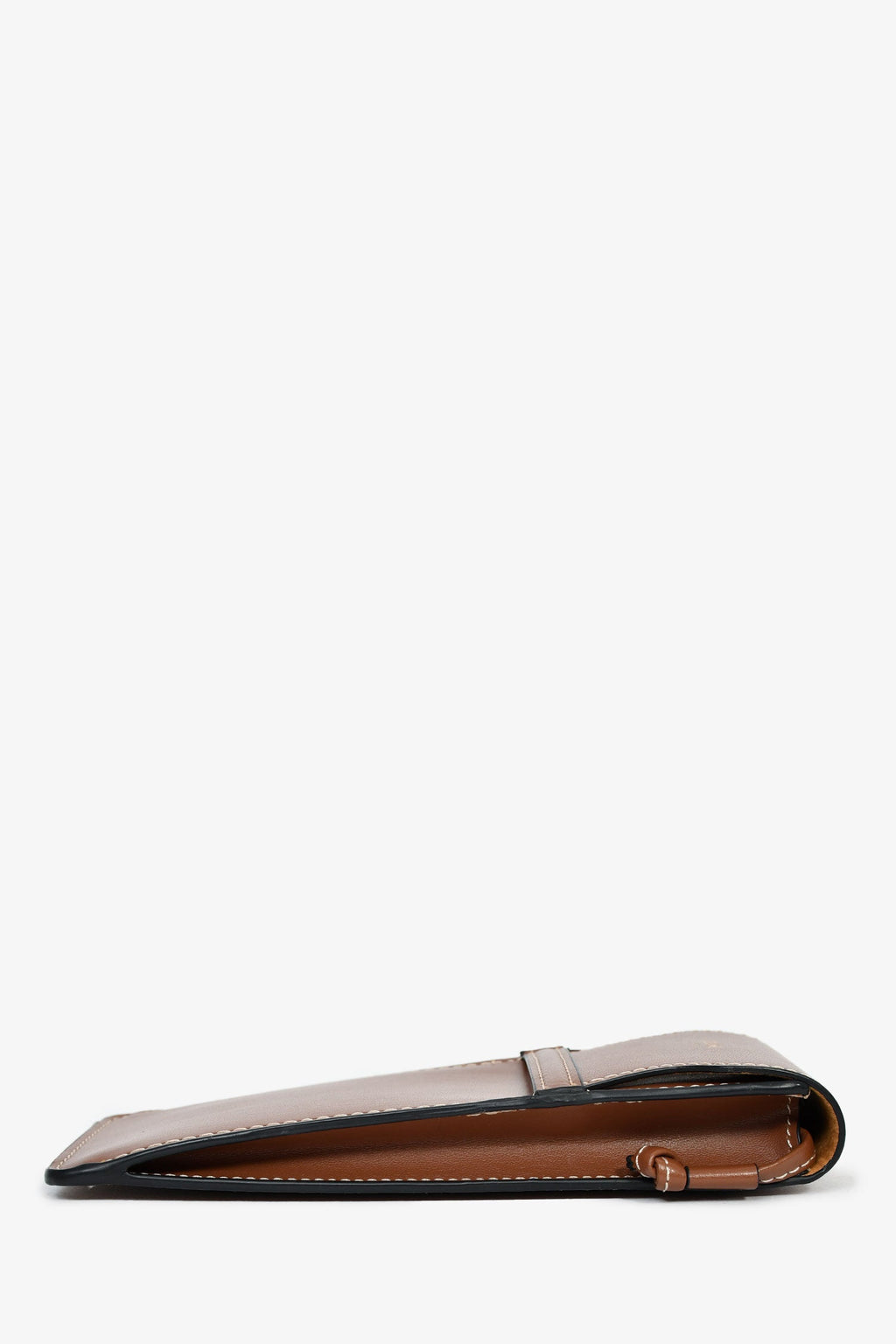 Celine Brown Leather Sunglass Pouch