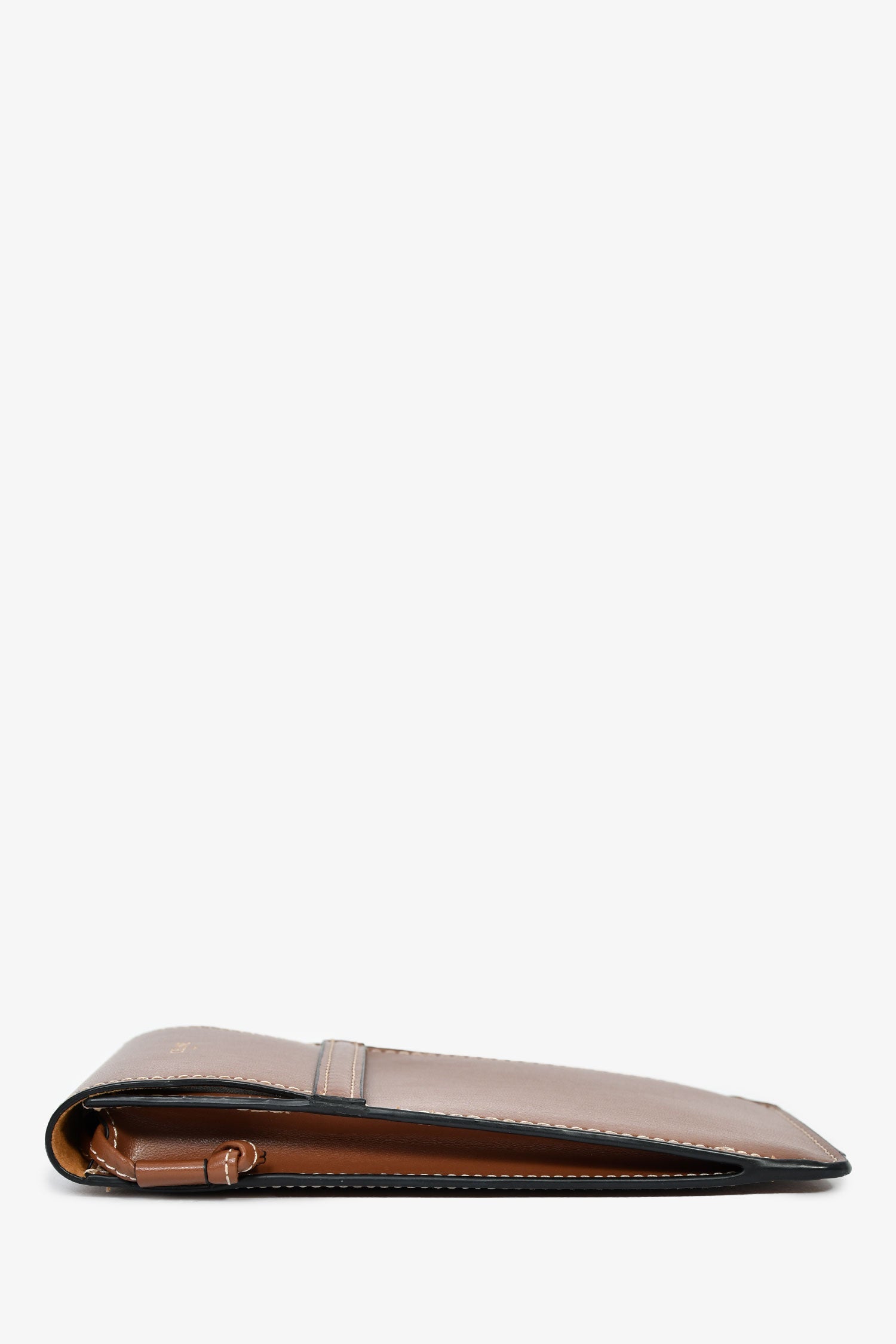 Celine Brown Leather Sunglass Pouch