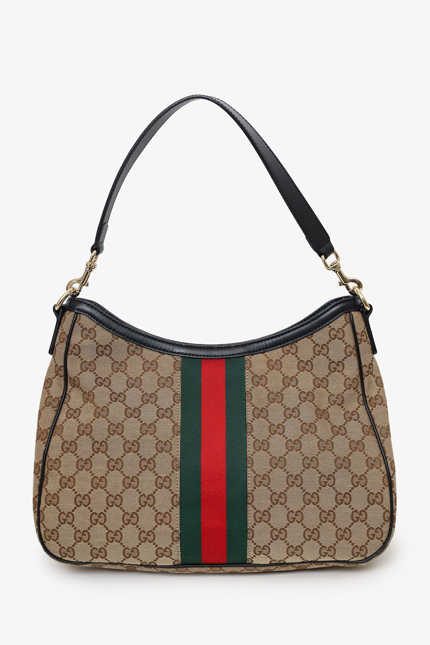Gucci Canvas Web Sherry Shoulder Bag