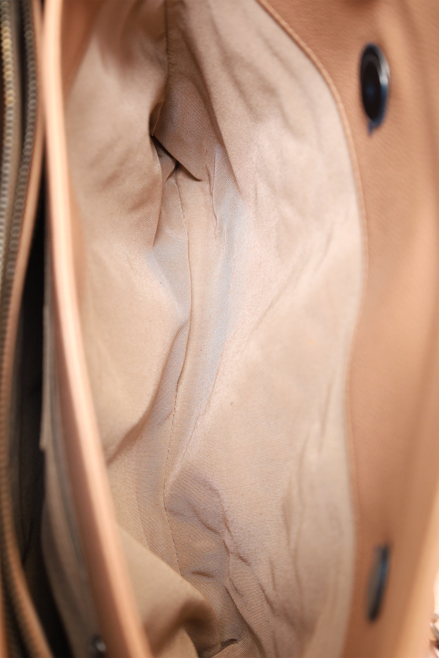 Pre-Loved Chanel™ 2015-16 Beige Caviar Leather Quilted City Large Shopping Tote