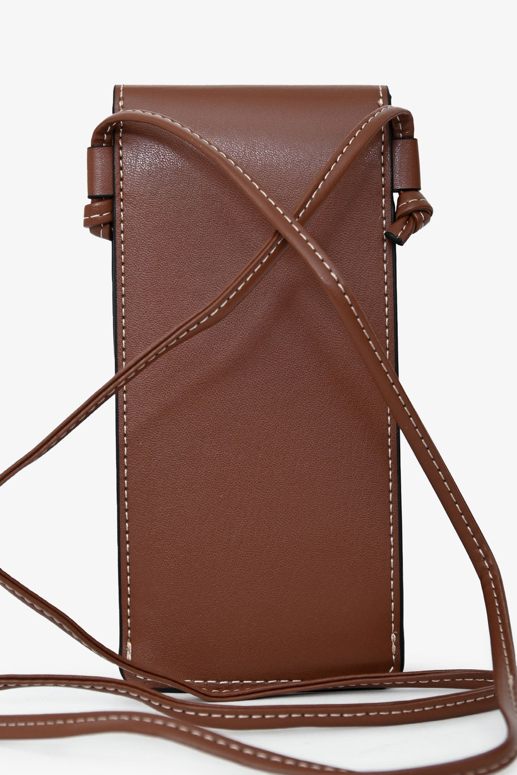 Celine Brown Leather Sunglass Pouch