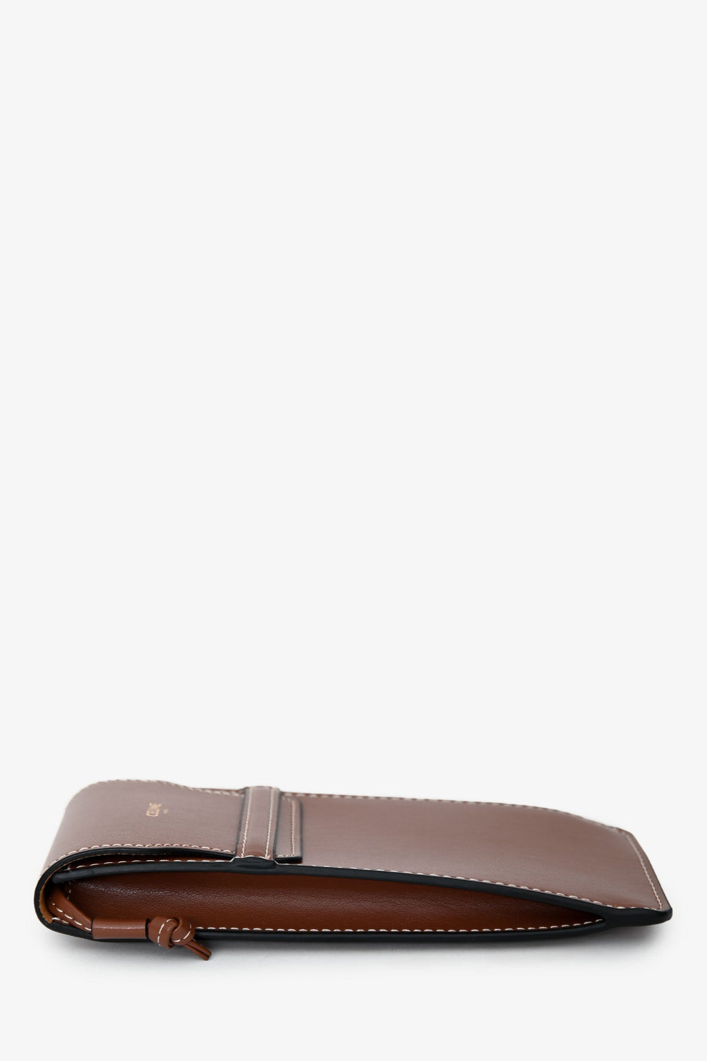 Celine Brown Leather Sunglass Pouch