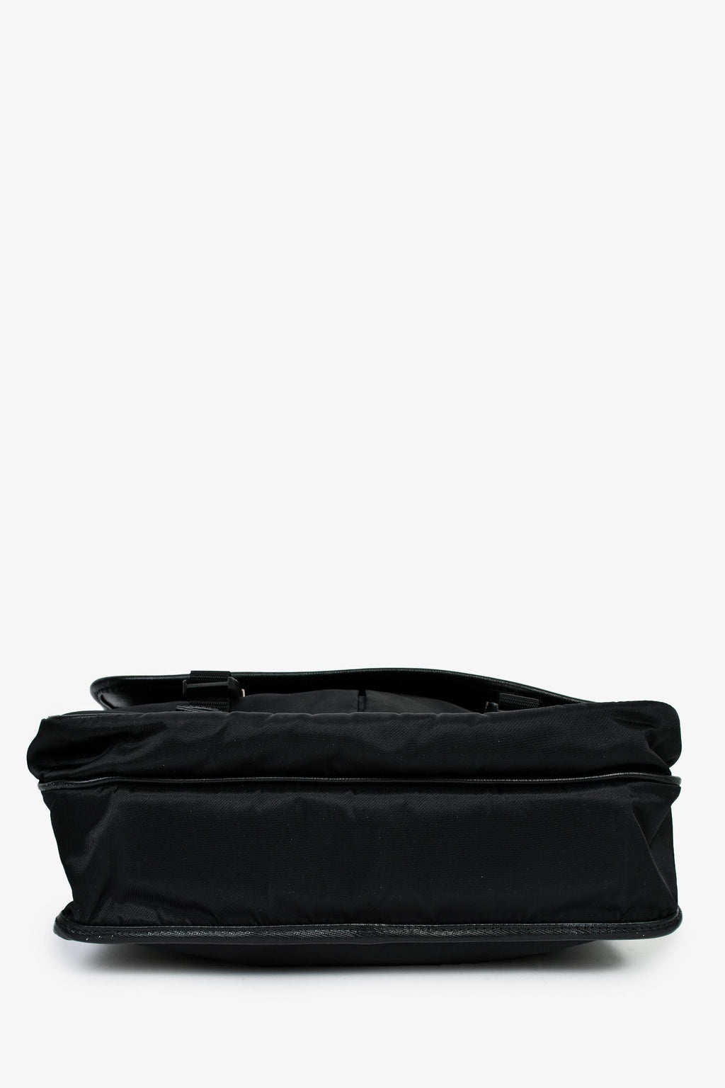 Prada Black Tessuto Flap Messenger Bag