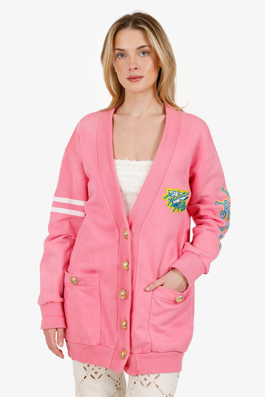 Balmain Pink Sun-Bleached igan Size 36