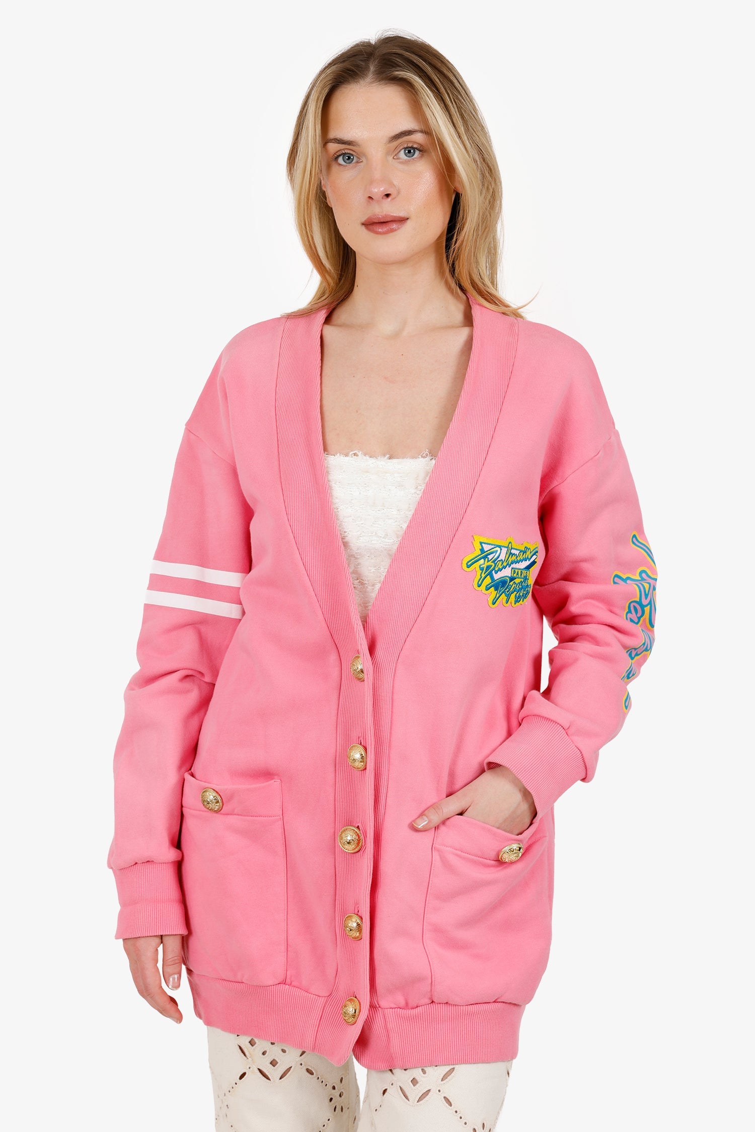 Balmain Pink Sun-Bleached igan Size 36