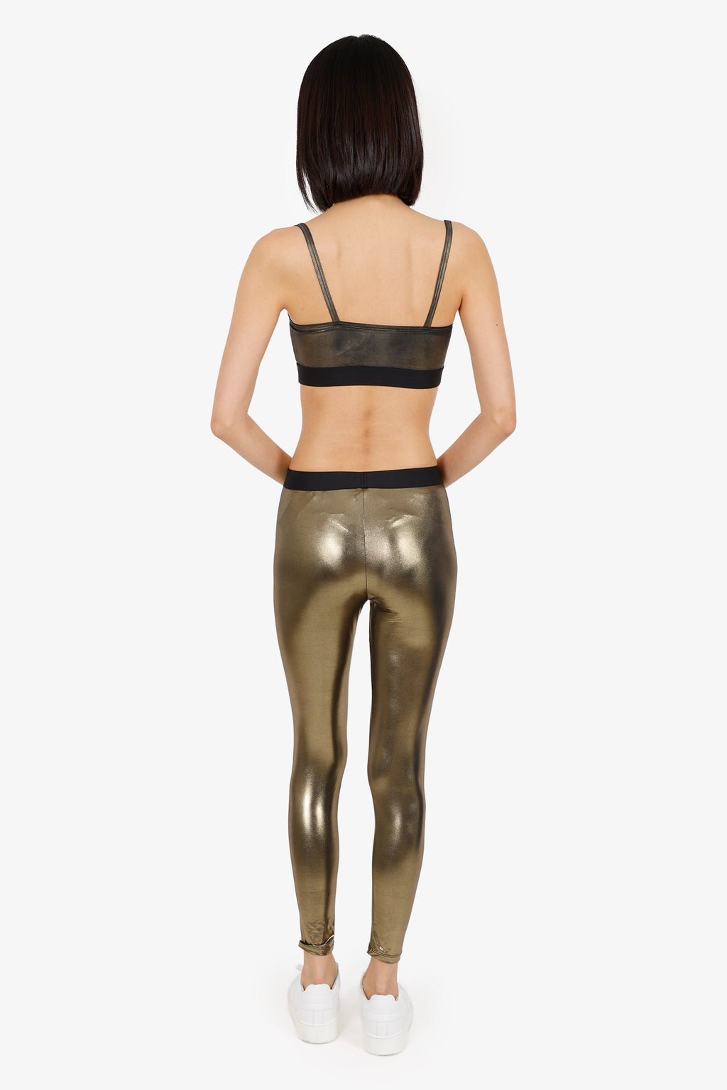 Balmain Gold Metallic Sport Set Size 36