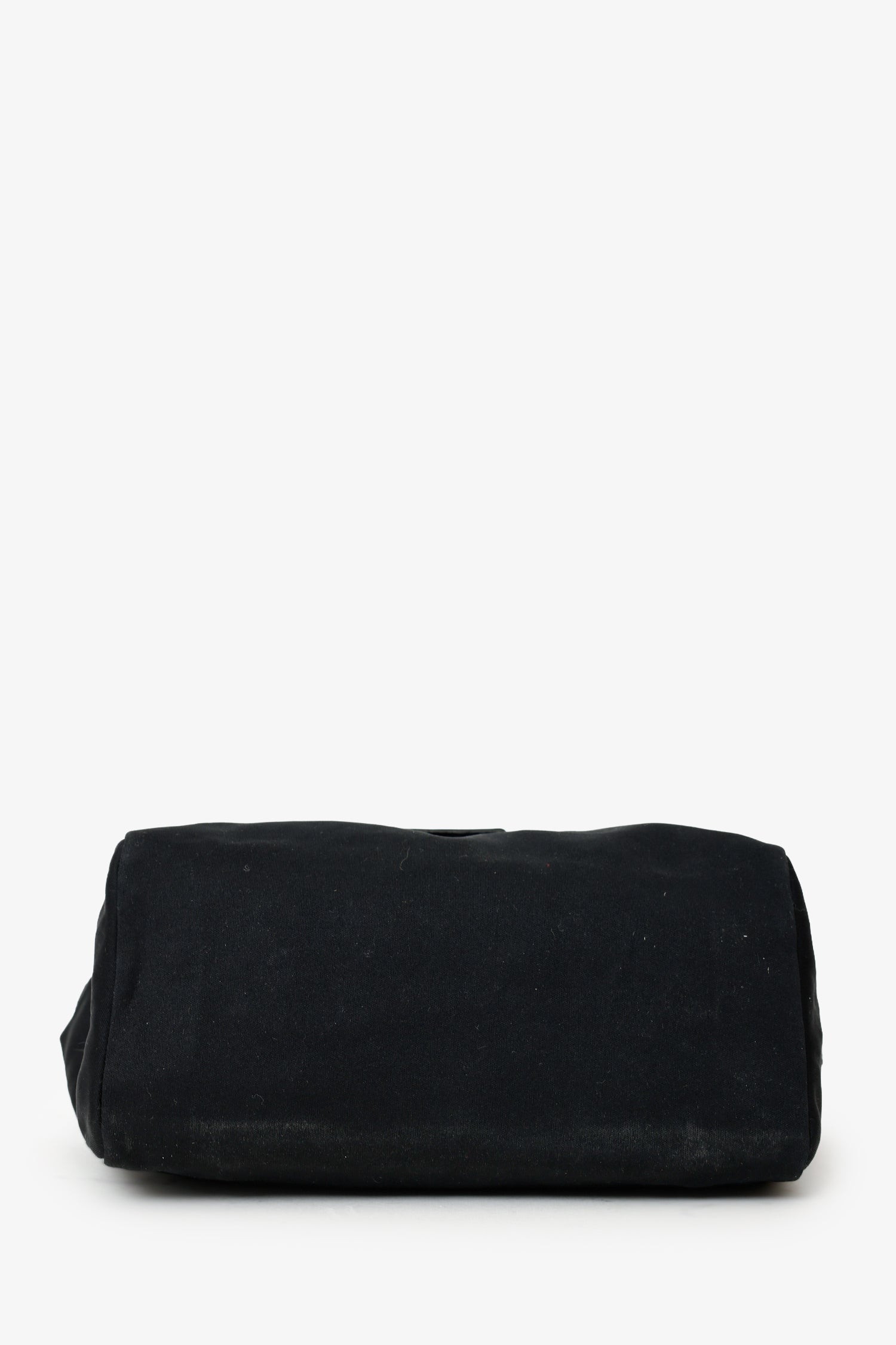 Fendi Black Fabric Neoprene Baguette Shoulder Bag