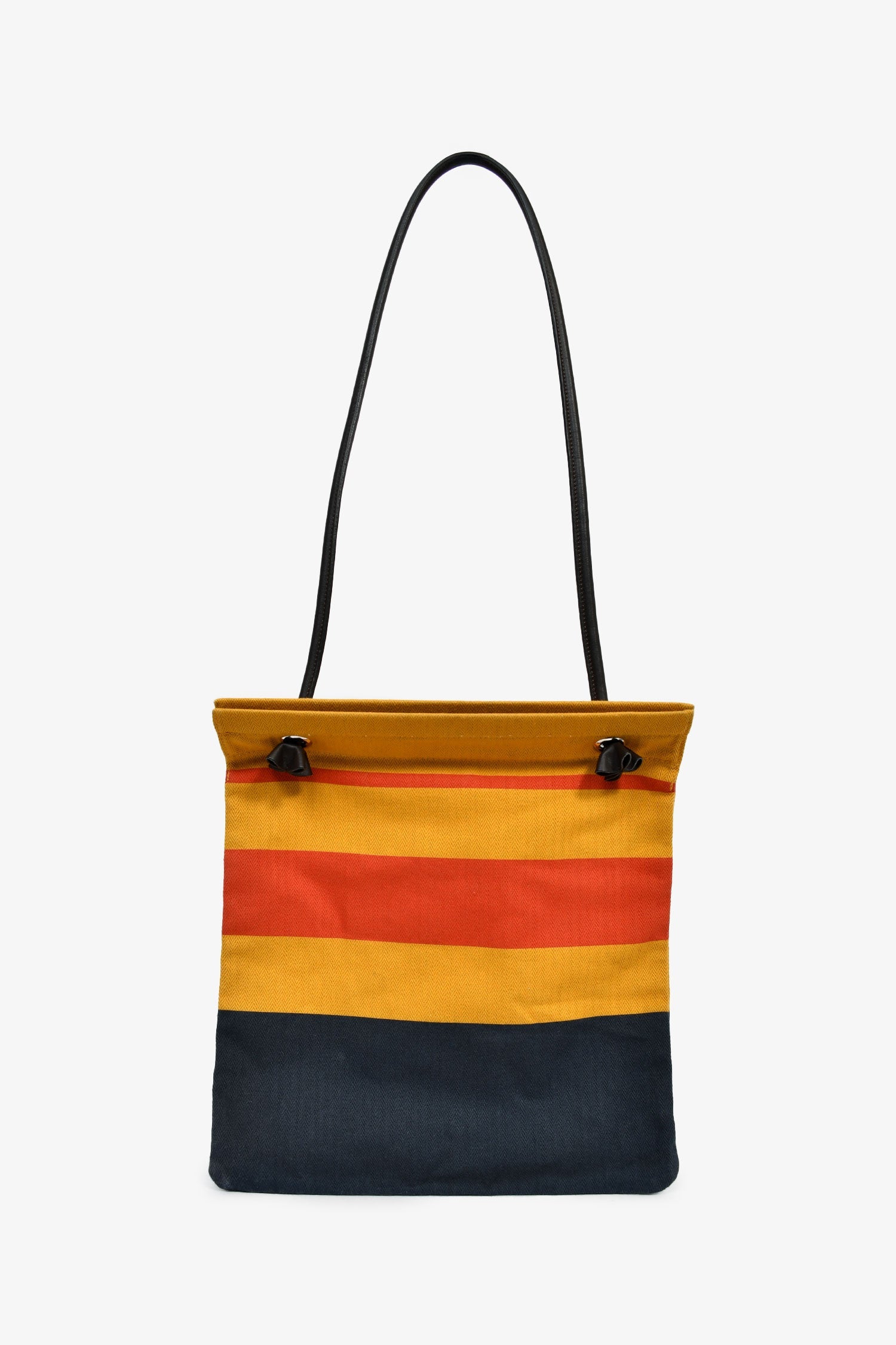 Hermes 2020 Yellow/Blue/Red Cotton 'Aline' Tote Bag