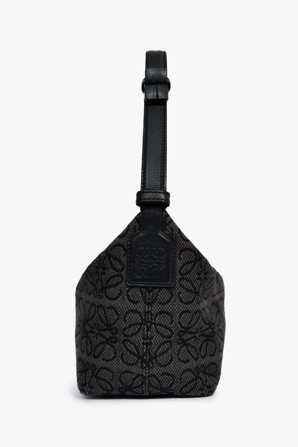 Loewe Blue/Grey Anagram Jacquard Canvas Small Cubi Shoulder Bag