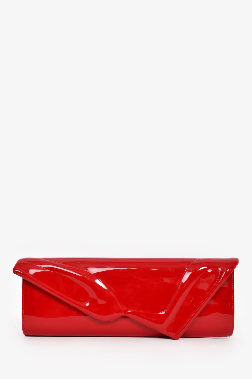 Christian Louboutin Red Patent Leather 'So Kate' Clutch