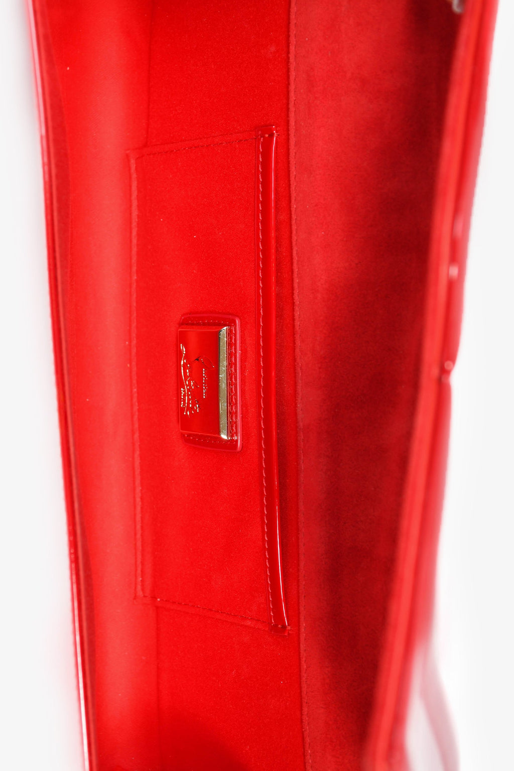 Christian Louboutin Red Patent Leather 'So Kate' Clutch