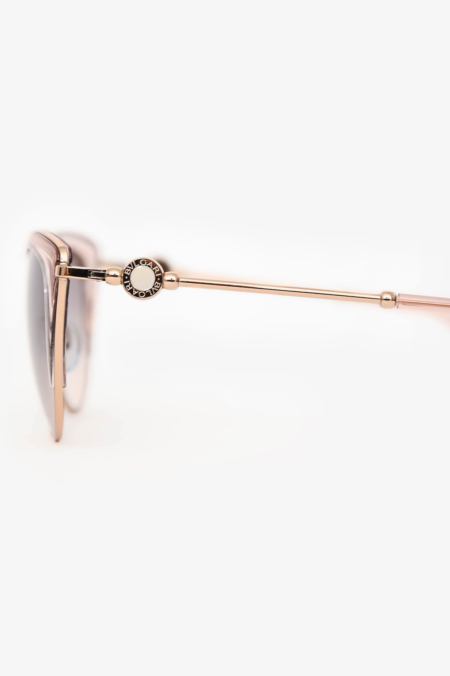 Bvlgari Pink Mode Signature Sunglasses
