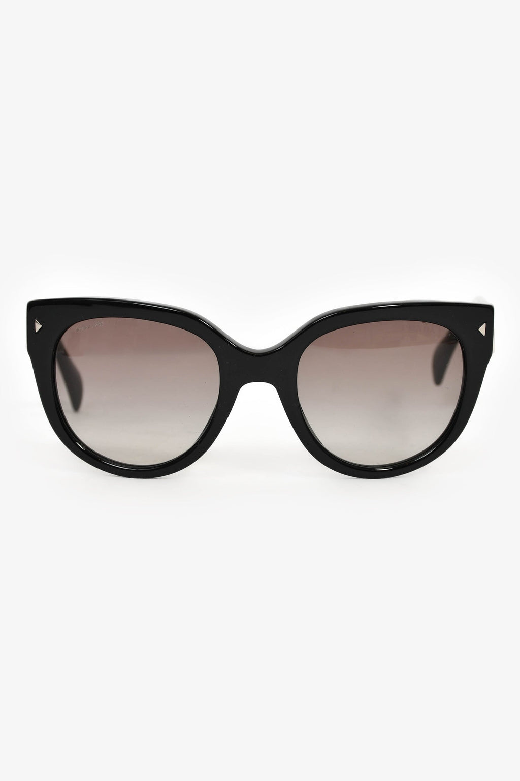 Prada Black Acrylic Oversized Sunglasses