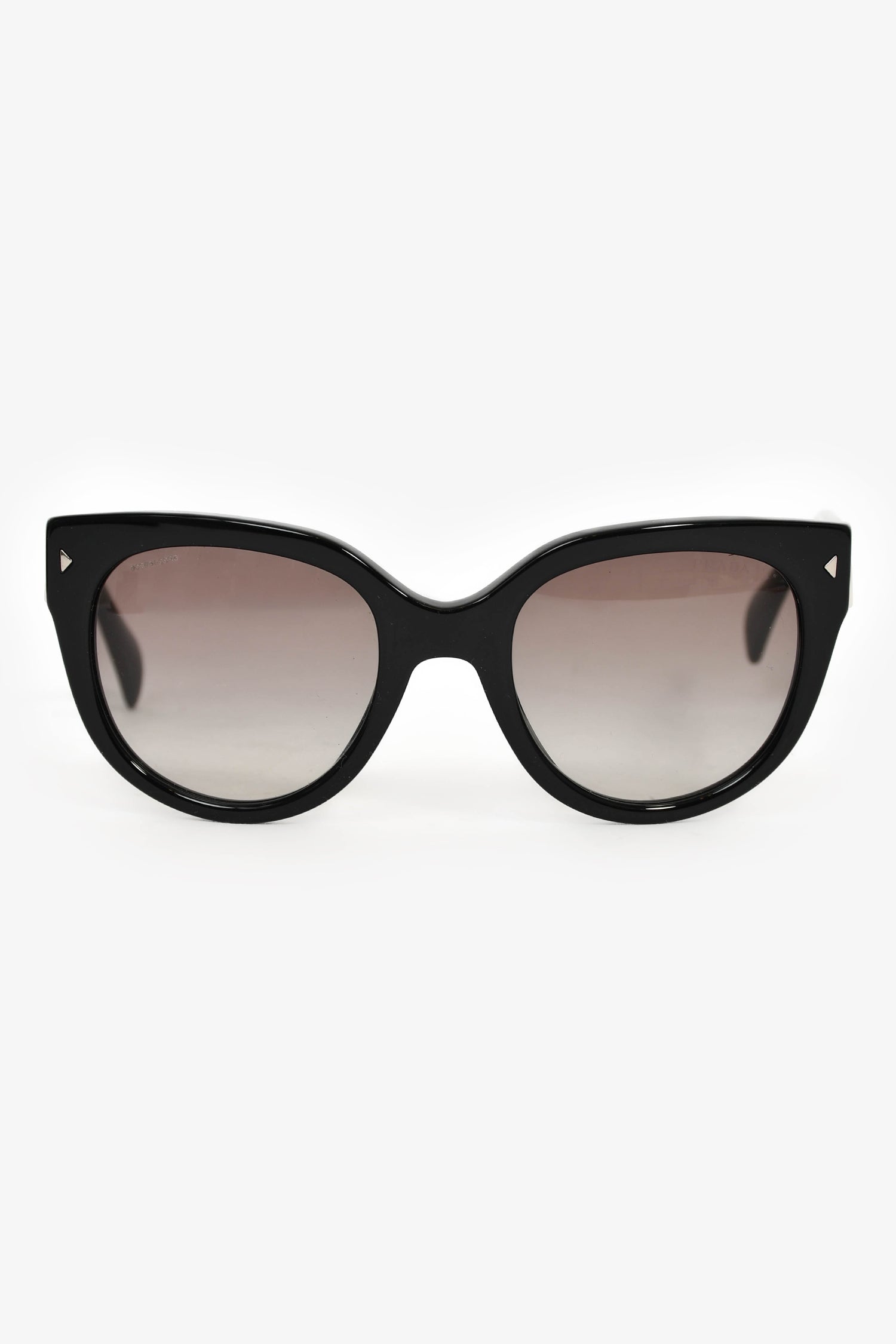 Prada Black Acrylic Oversized Sunglasses