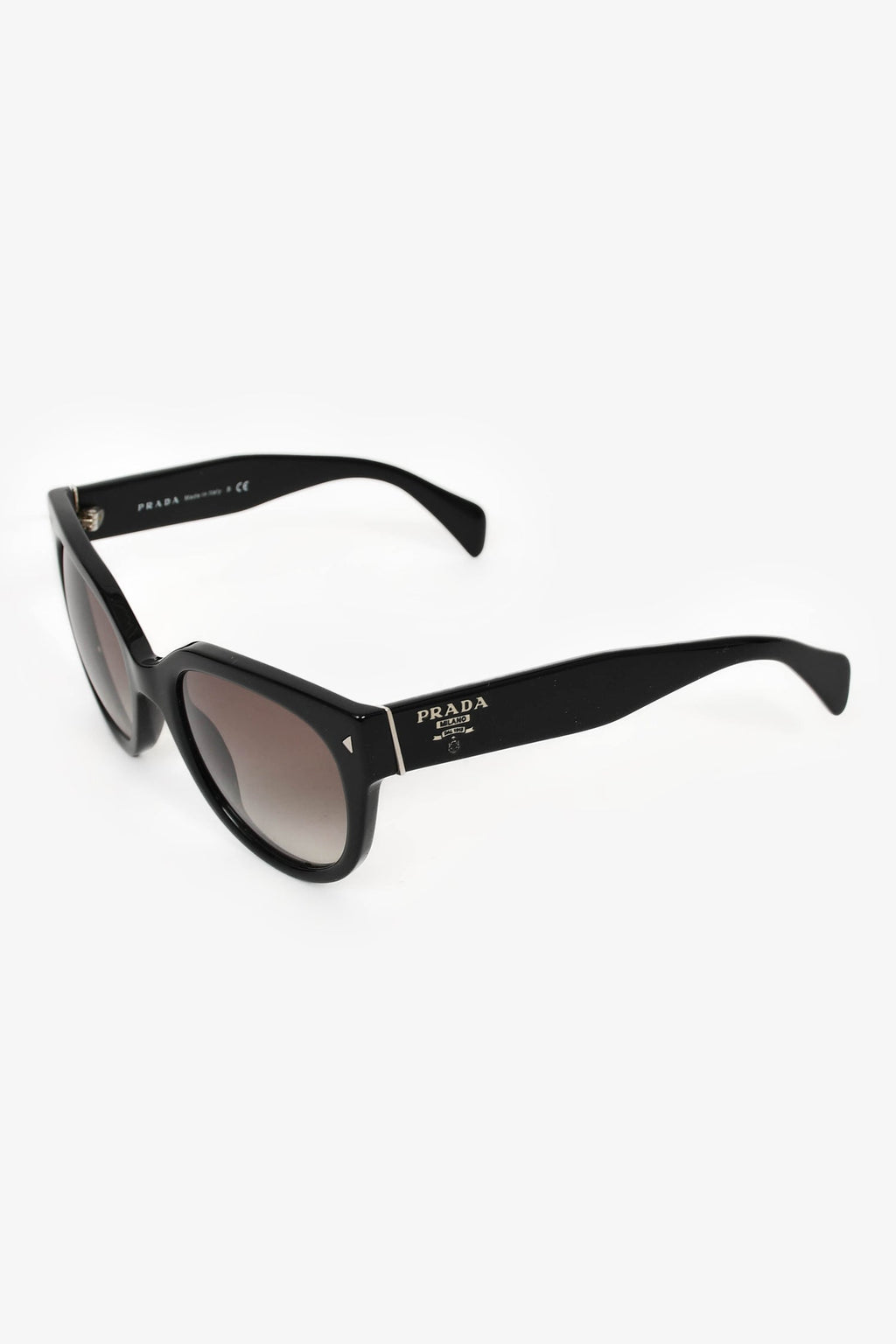 Prada Black Acrylic Oversized Sunglasses