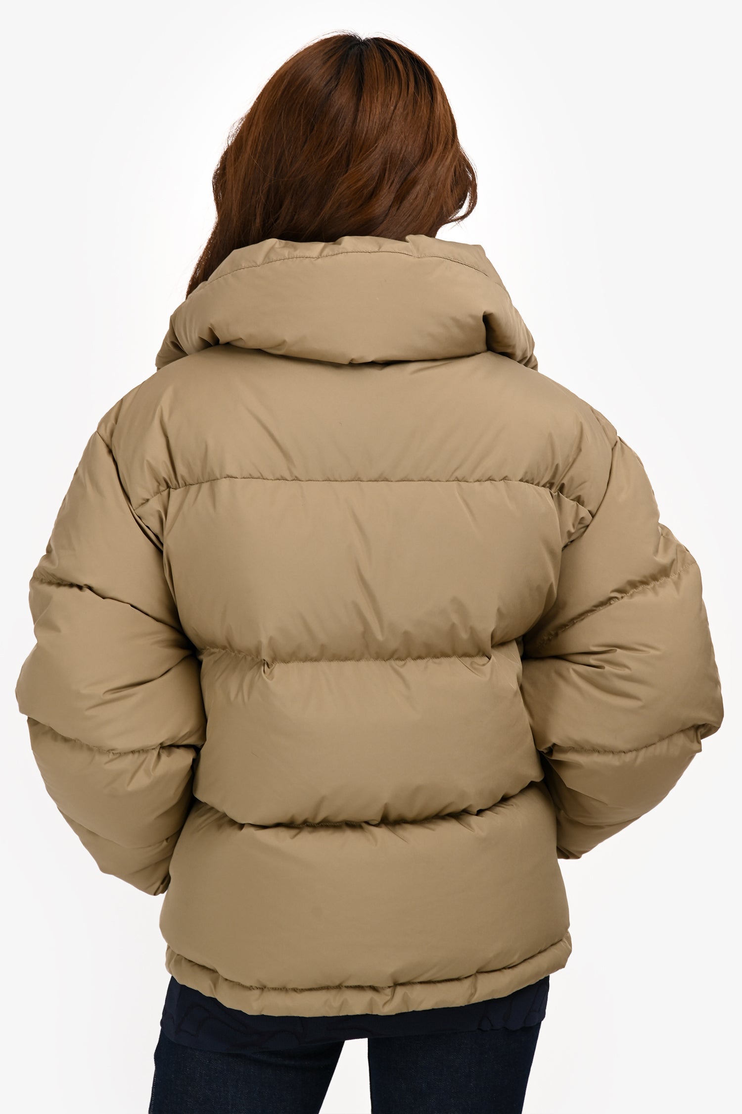 Acne Studios Green Recycled Down Puffer Jacket Size 34