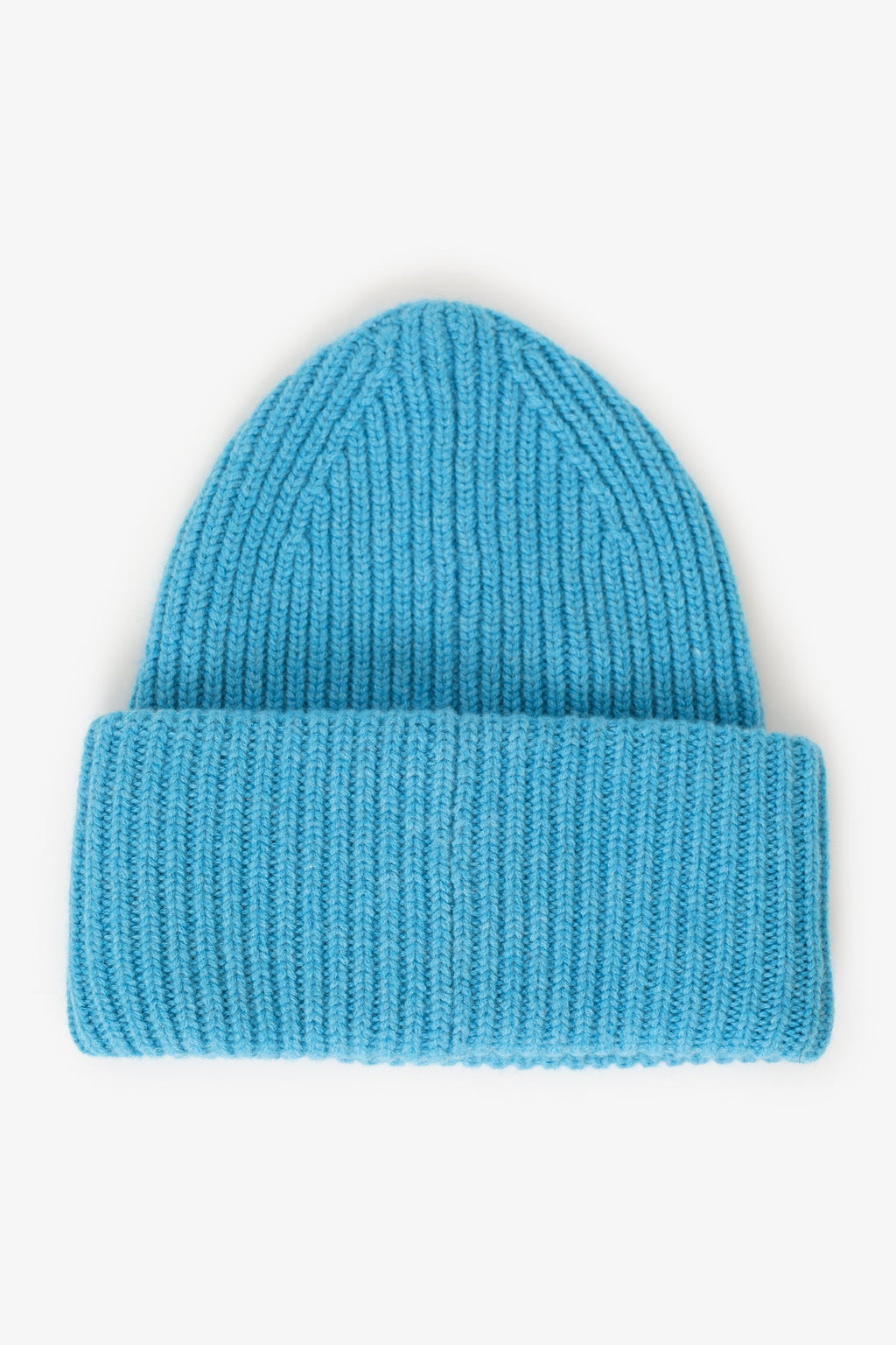 Acne Studios Blue Face Logo Beanie
