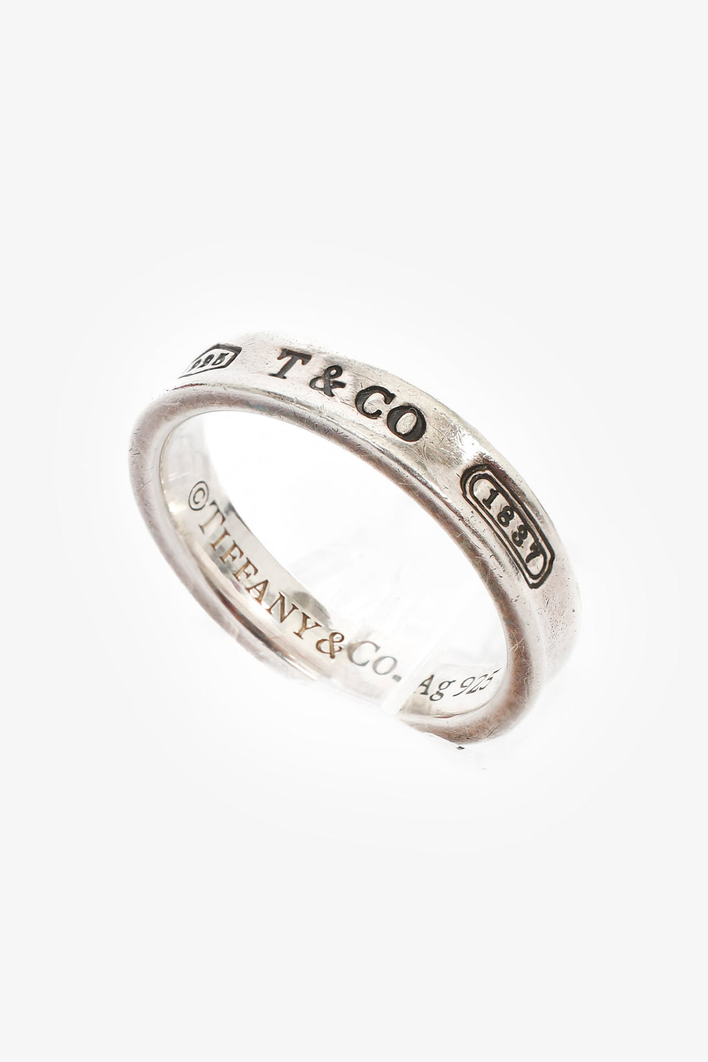 Tiffany & Co. Sterling Silver 1837 Narrow Ring Size 6.25