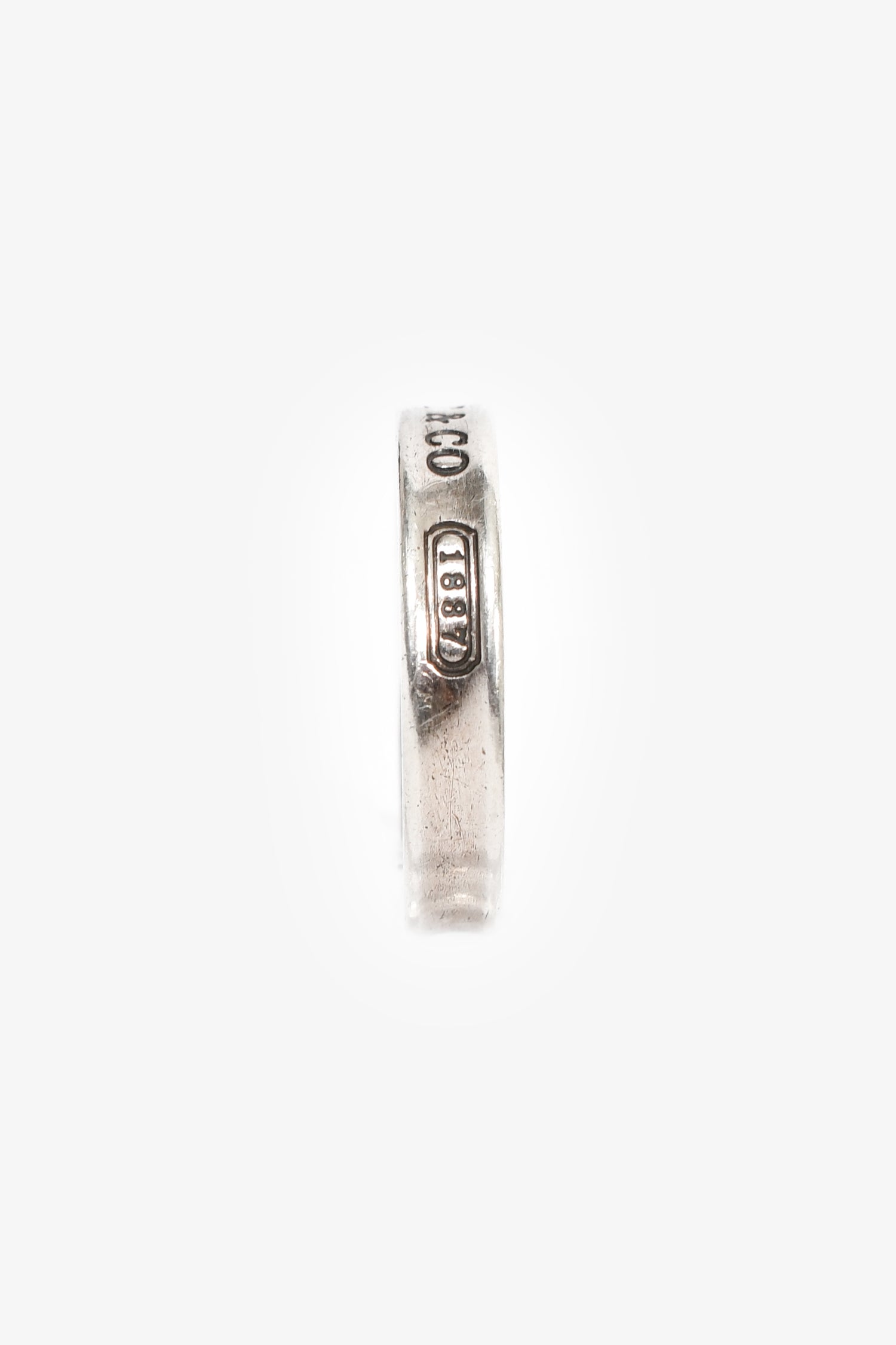 Tiffany & Co. Sterling Silver 1837 Narrow Ring Size 6.25