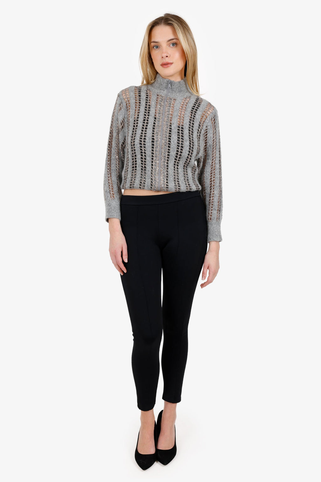MaxMara Black Straight Leg Pants Size 40