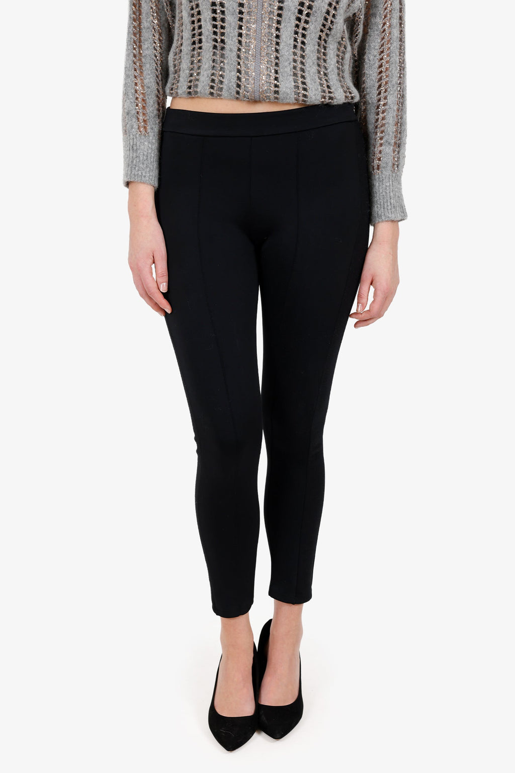 MaxMara Black Straight Leg Pants Size 40
