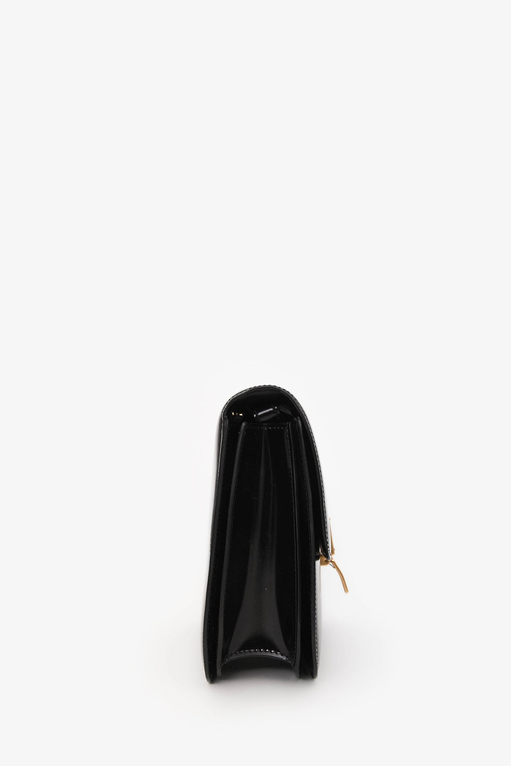 Celine Black Patent Medium Box Bag