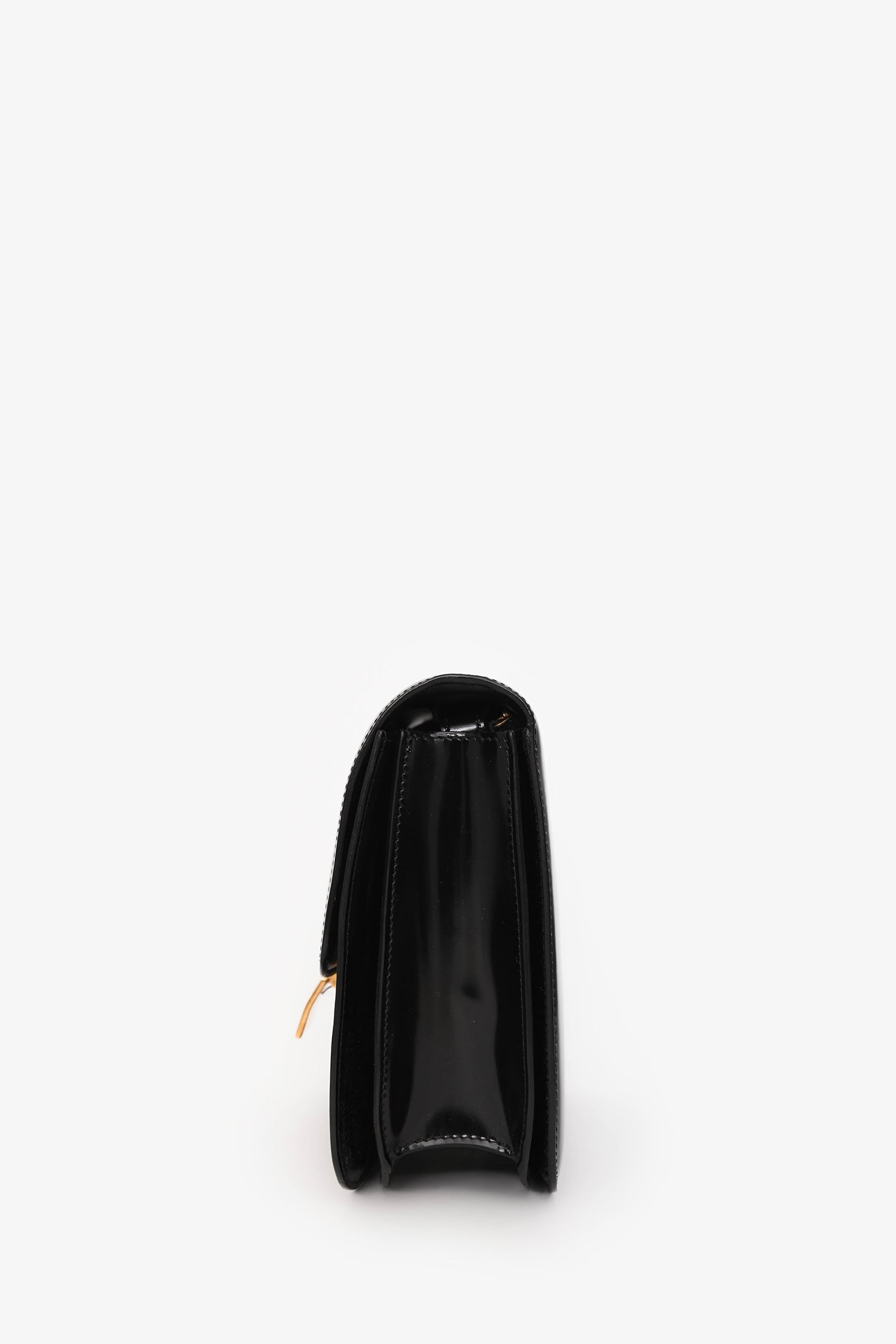 Celine Black Patent Medium Box Bag