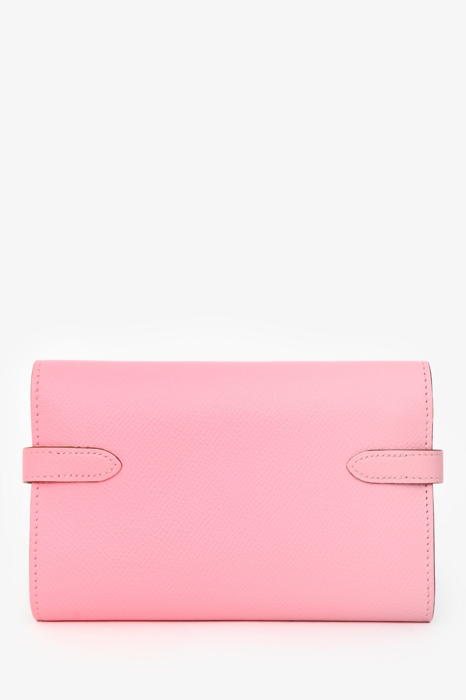 Hermès 2016 Pink Epsom Leather Kelly Depliant Medium Trifold Wallet