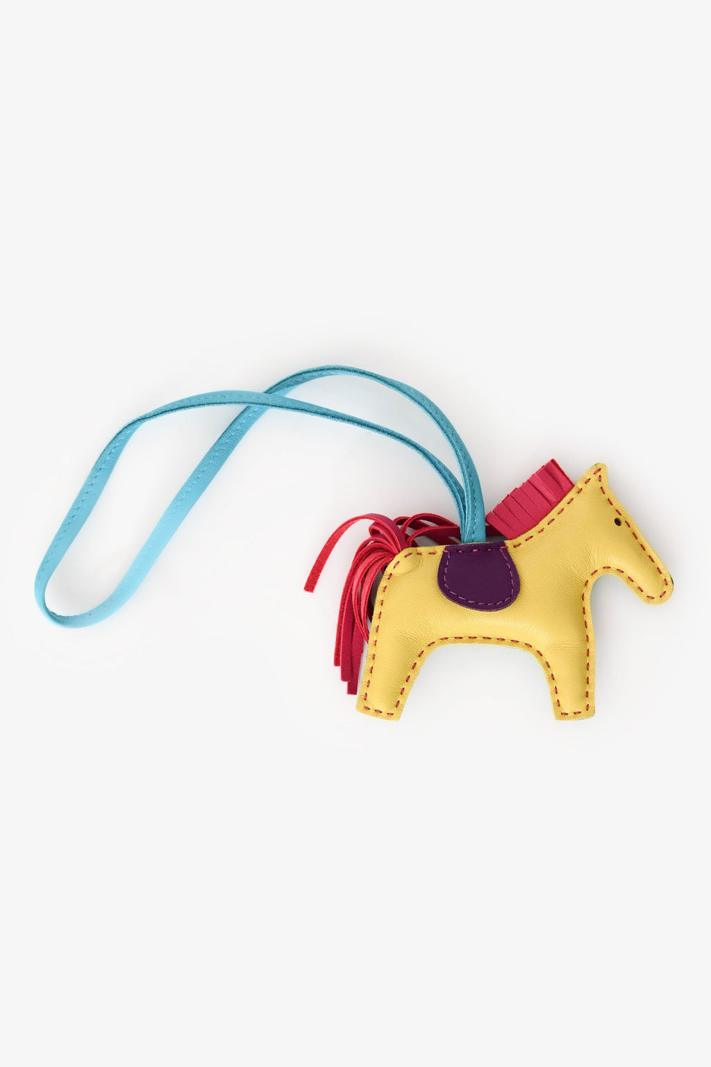 Hermès Yellow/Green Multicolour Rodeo PM Charm
