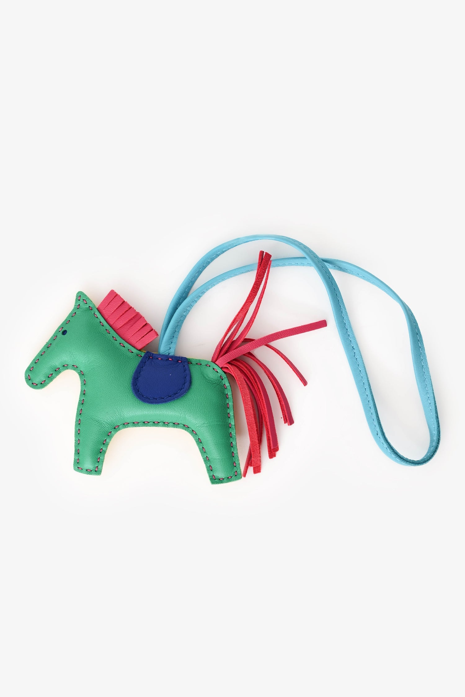 Hermès Yellow/Green Multicolour Rodeo PM Charm