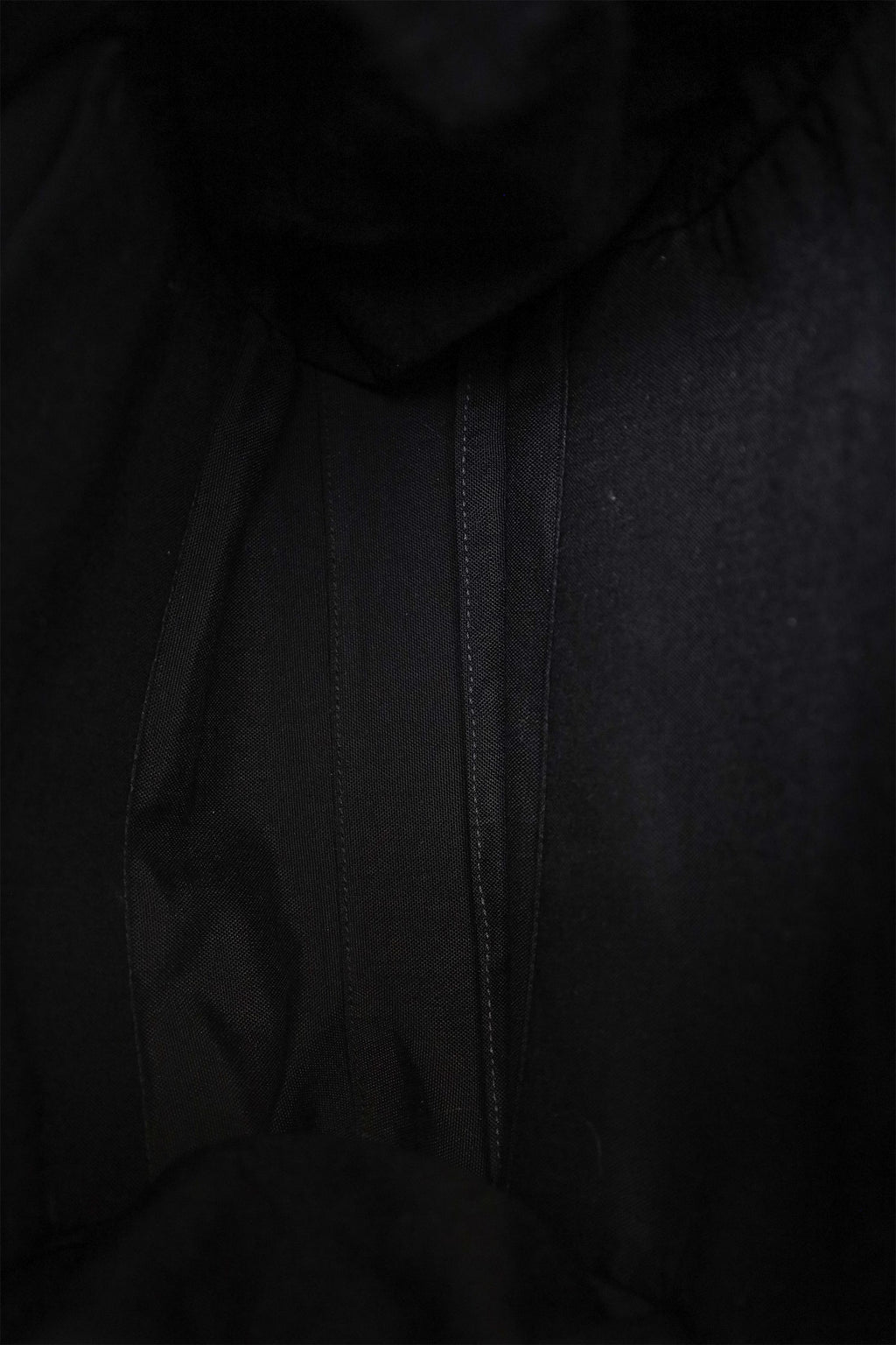 Saint Laurent Black Nylon/Leather Buckled Backpack