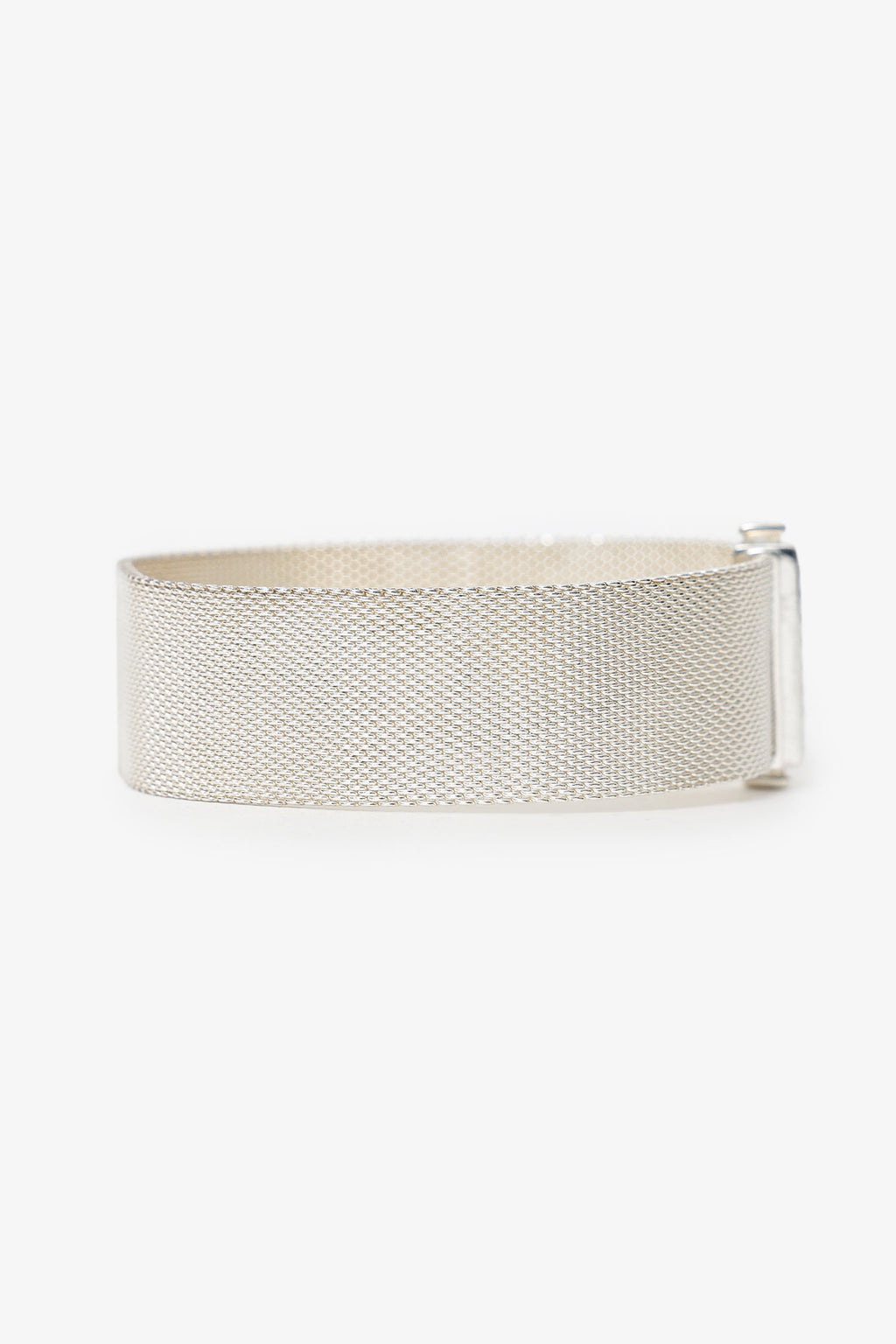 Tiffany & Co Sterling Silver Diamond Mesh Somerset Bracelet