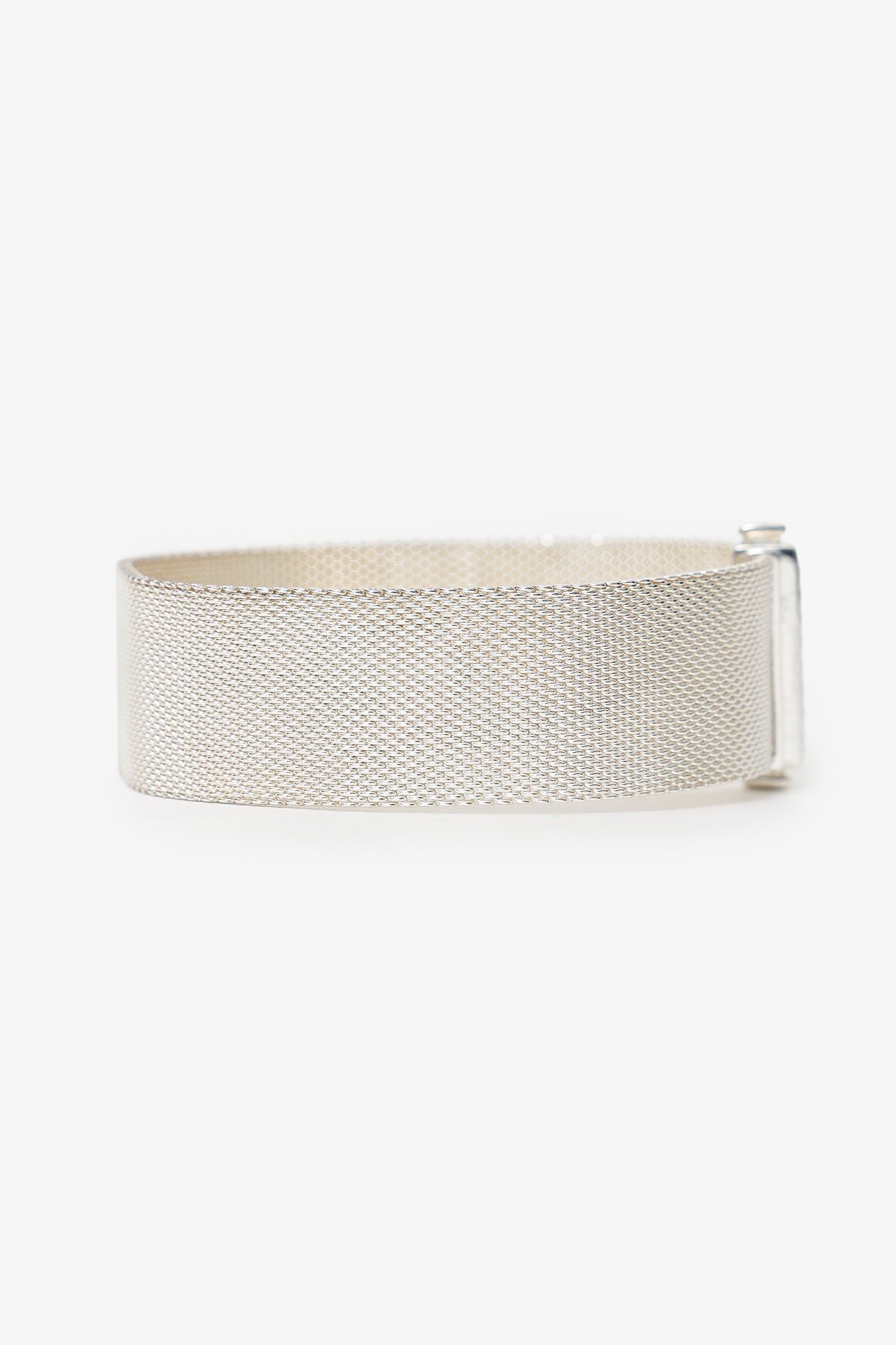 Tiffany & Co Sterling Silver Diamond Mesh Somerset Bracelet