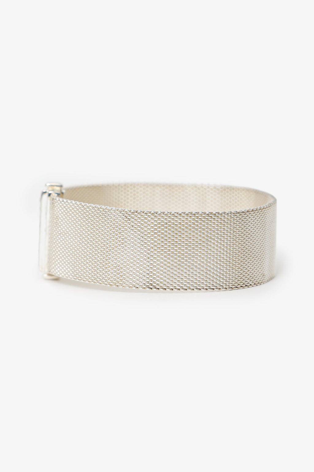 Tiffany & Co Sterling Silver Diamond Mesh Somerset Bracelet