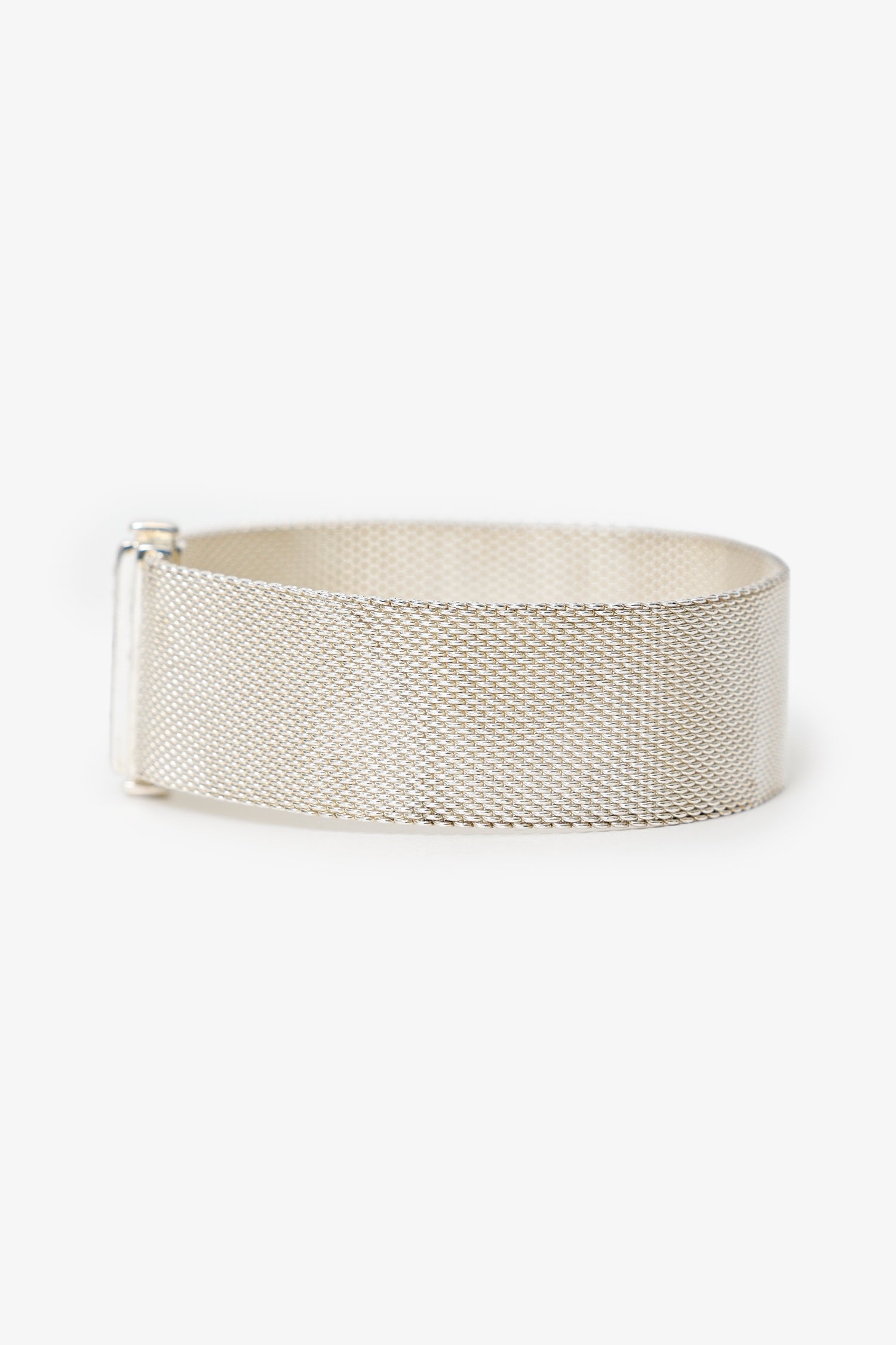 Tiffany & Co Sterling Silver Diamond Mesh Somerset Bracelet