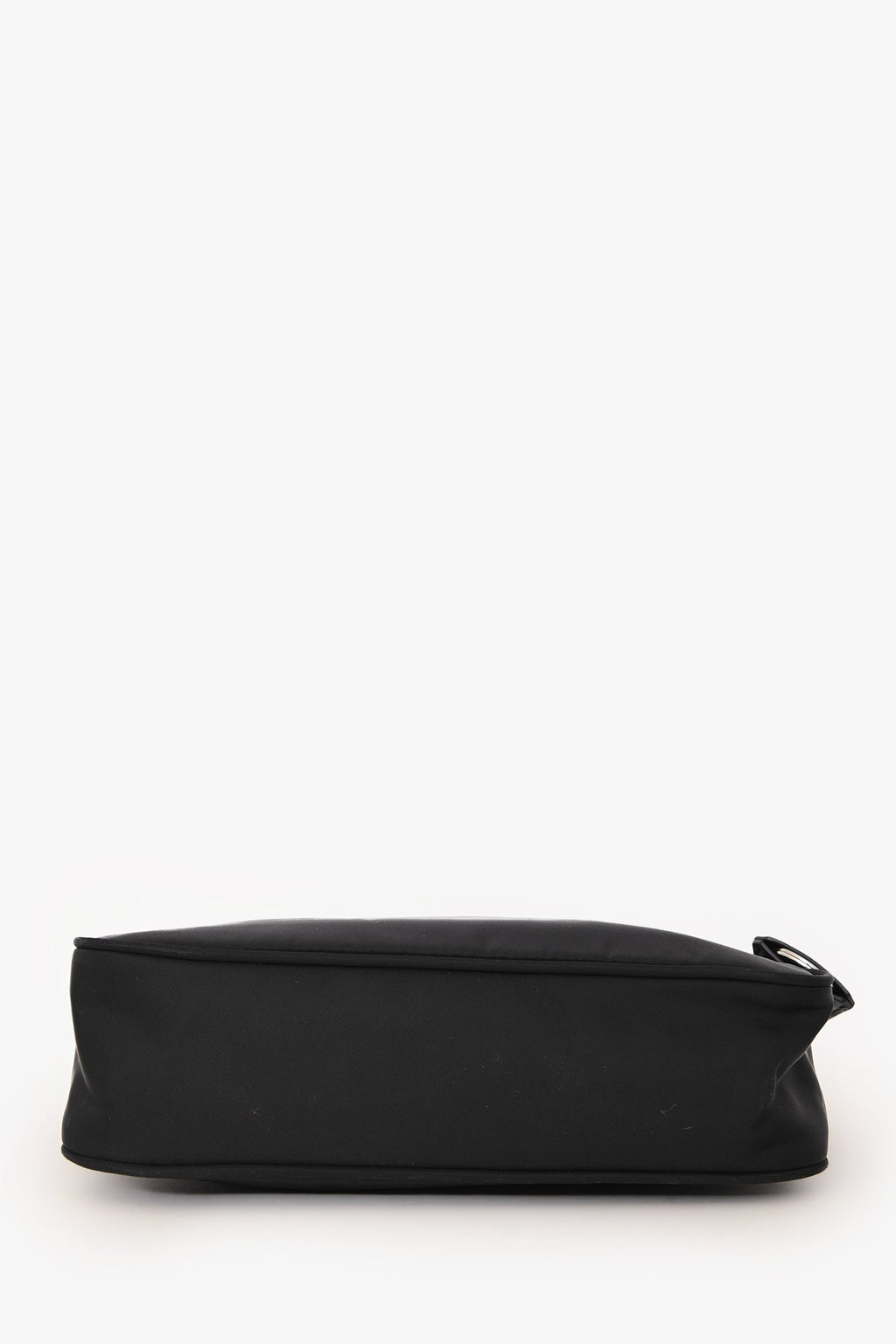 Prada Black Nylon Red Logo Re-Edition 2000 Shoulder Bag