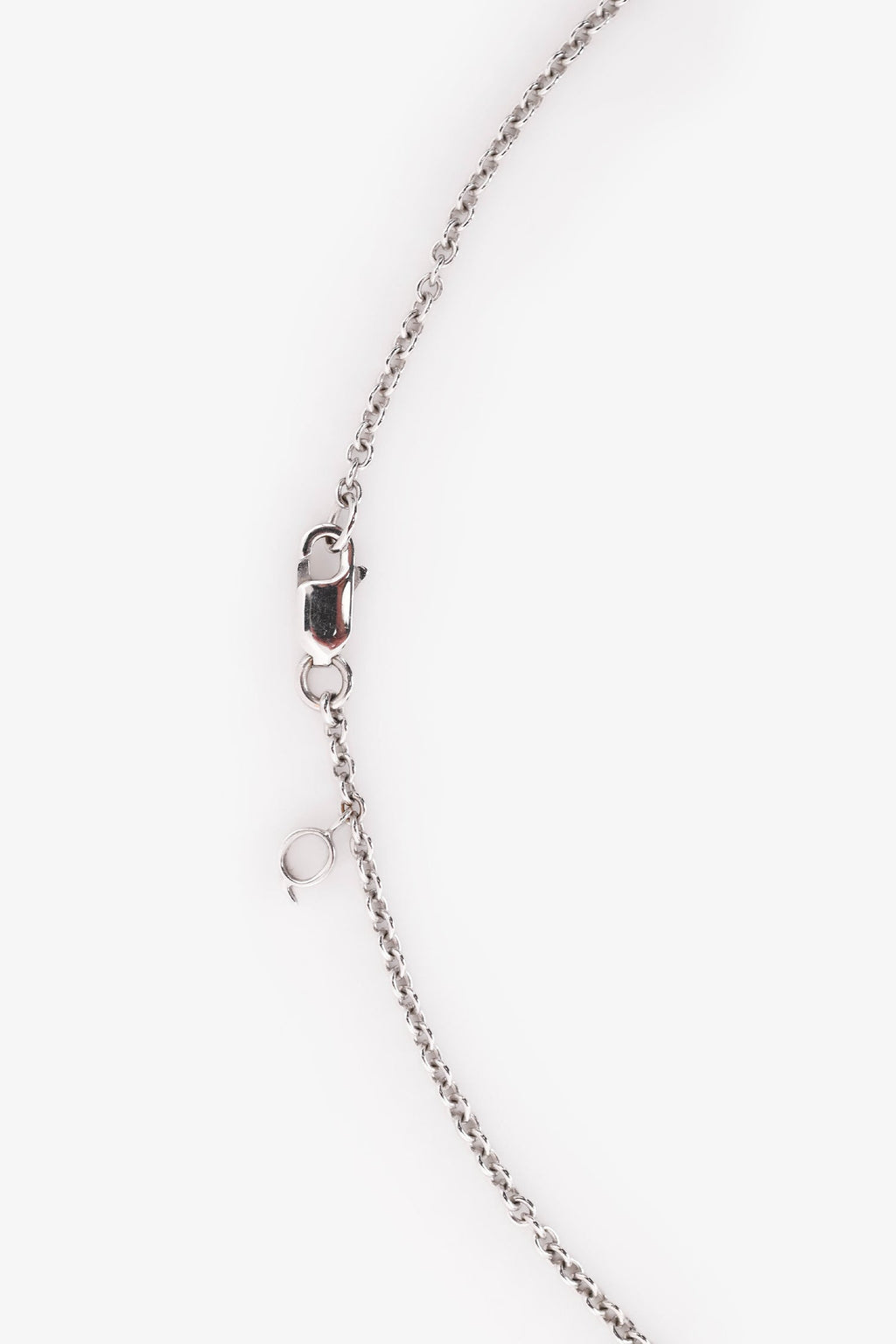 Qeelin 18K White Gold Diamond Set Wulu Largen Pendant Necklace