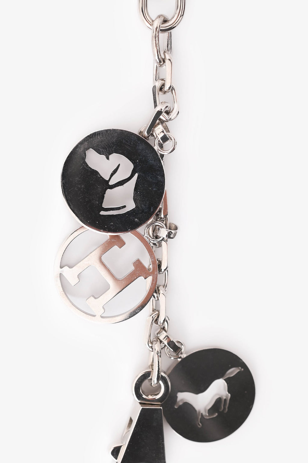 Hermès Silver Tone Metal 4 Amulet Bag Charm
