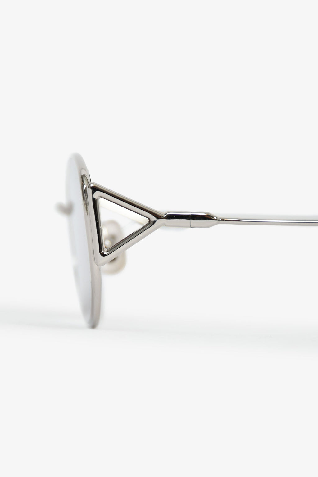 Gentle Monster Black/Silver 'Moneta 02' Narrow Sunglasses