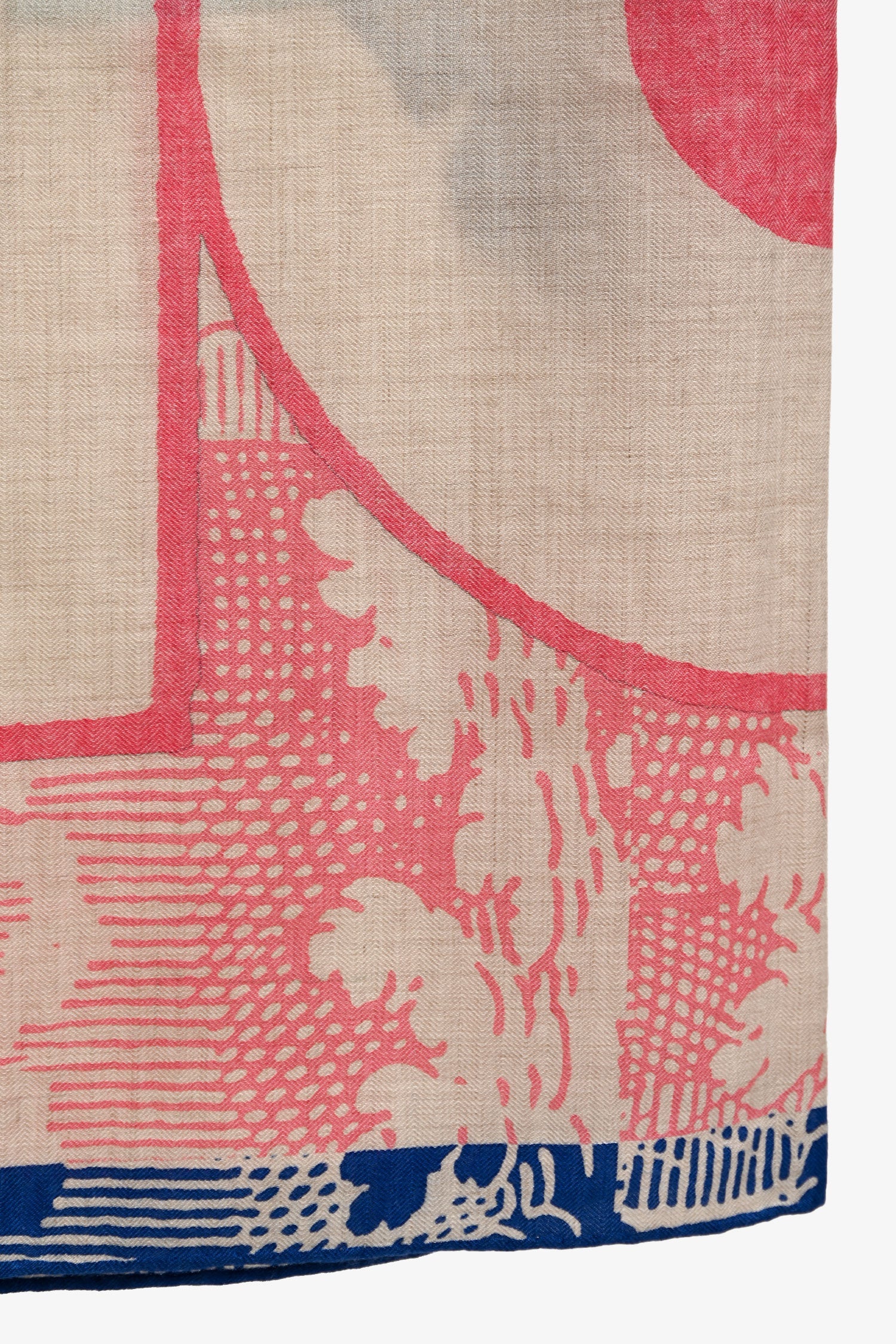 Hermès Pink Multicolour Cashmere/Silk 'Cavalier en Formes' 140
