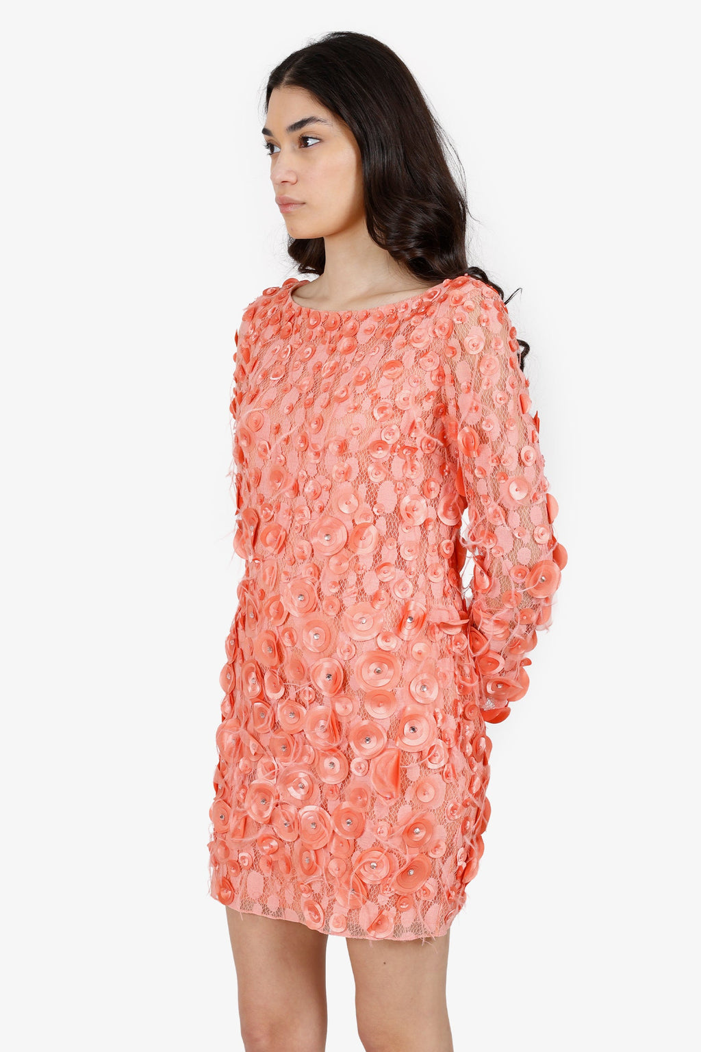 Janique Coral Short Dress Size 8