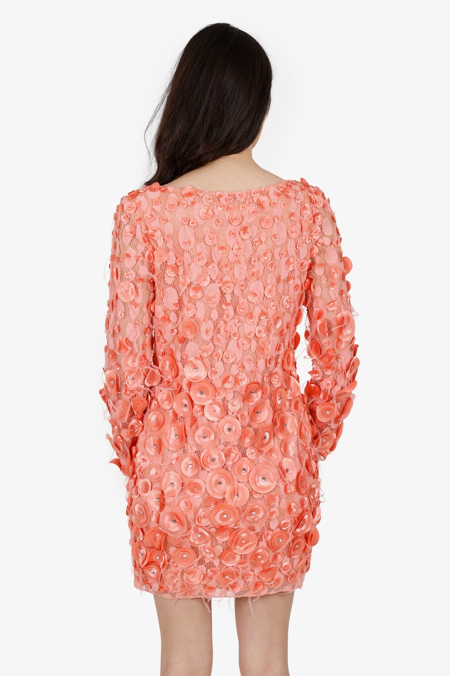 Janique Coral Short Dress Size 8