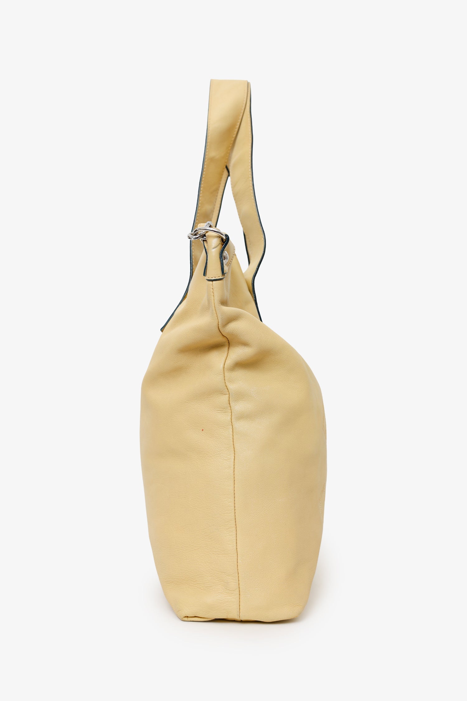 Pre-Loved Chanel™ Beige Lambskin Large Edgy Tote Bag