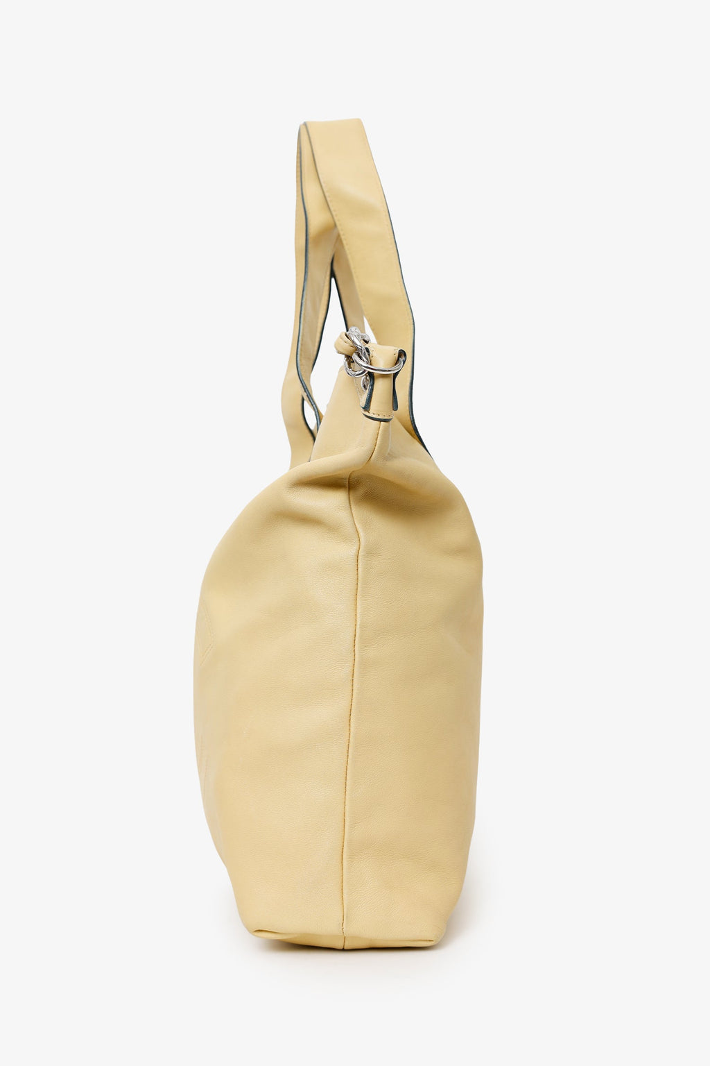 Pre-Loved Chanel™ Beige Lambskin Large Edgy Tote Bag