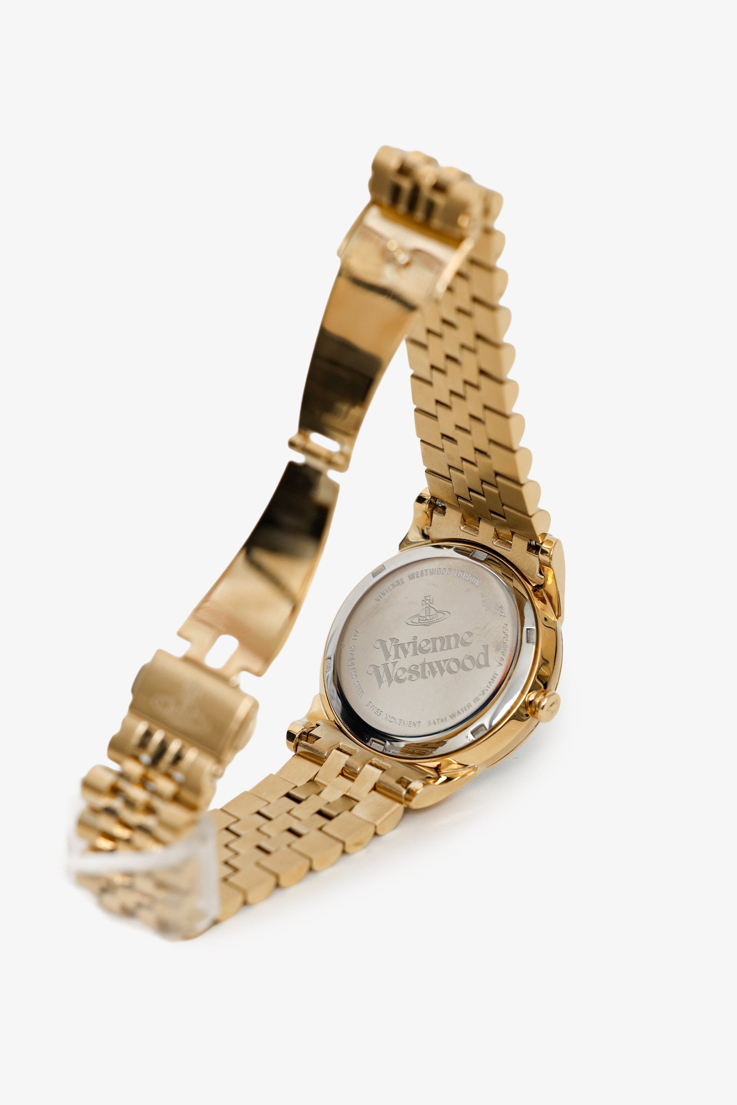 Vivienne Westwood Gold & Stainless Steel Crystal Quartz Watch