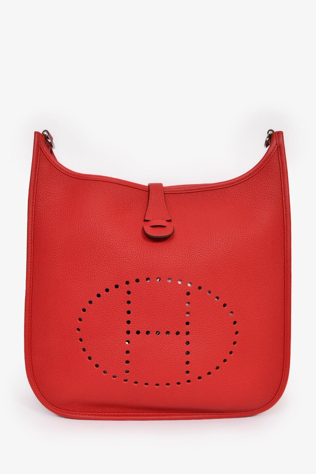Hermès 2019 Rouge Piment Clemence Evelyne III 29 with Strap