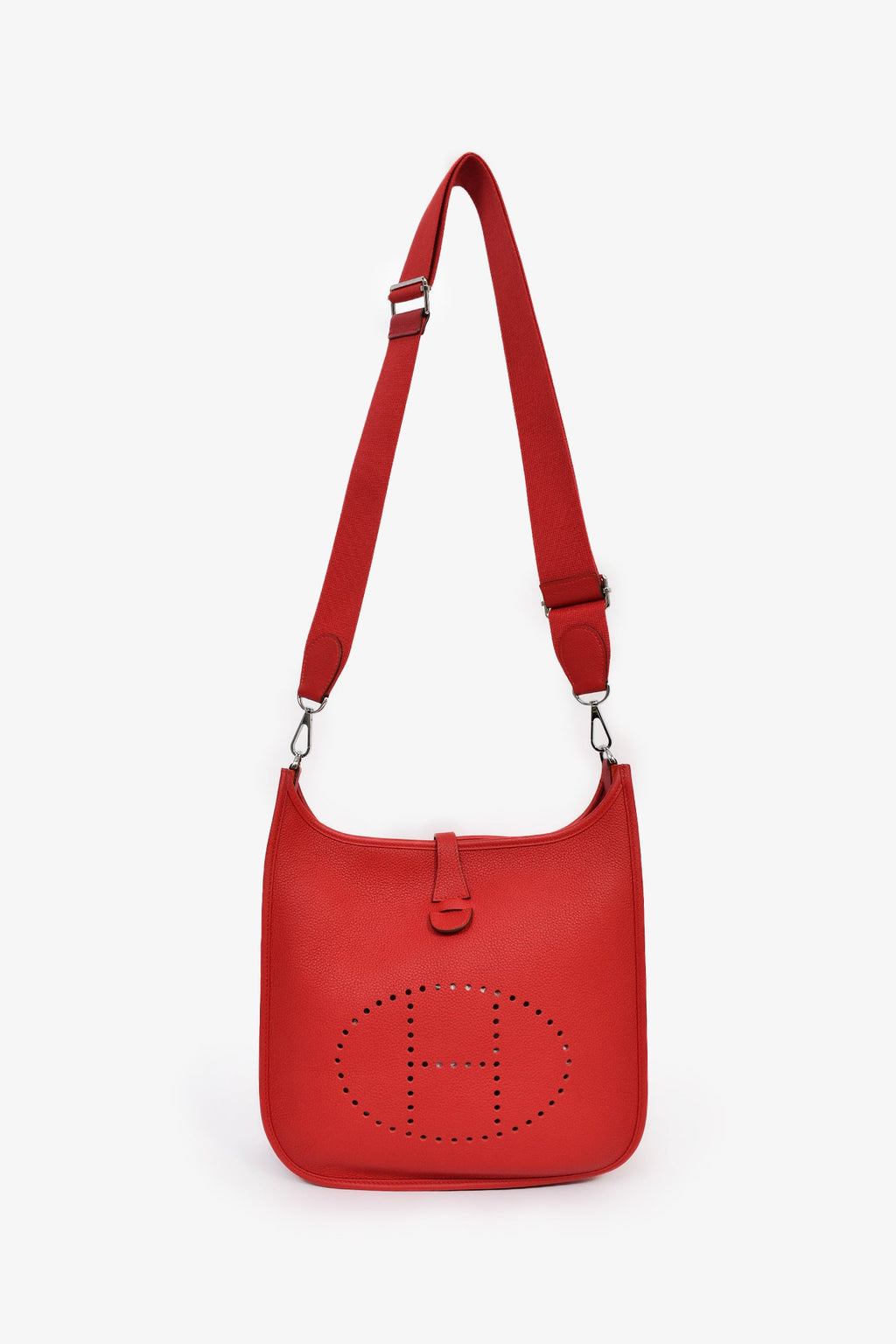 Hermès 2019 Rouge Piment Clemence Evelyne III 29 with Strap