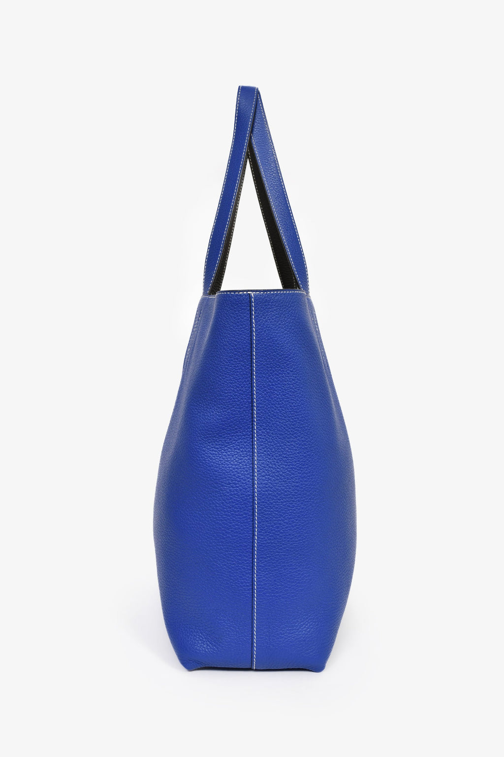 Hermès Blue/Grey Leather Reversible Tote
