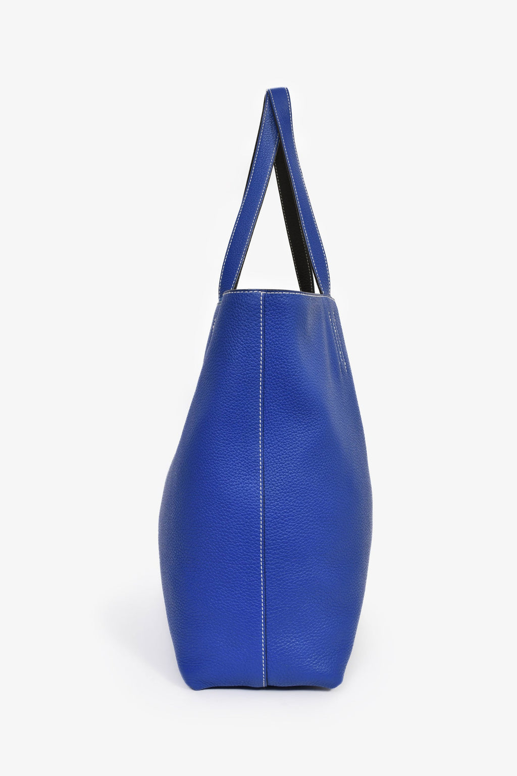 Hermès Blue/Grey Leather Reversible Tote