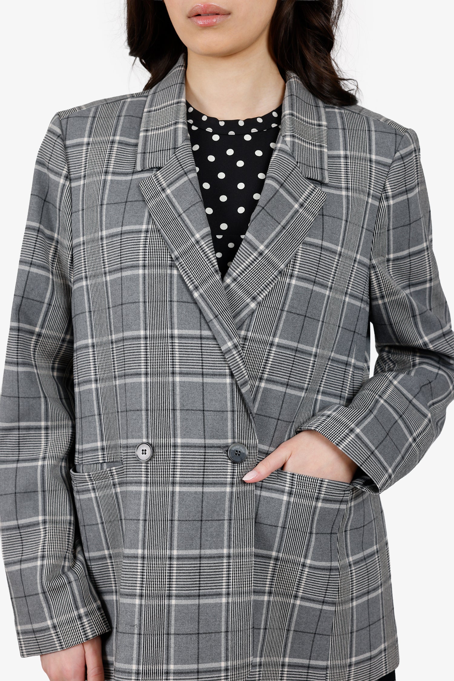 Anine Bing Grey Polyester Blazer Size Large